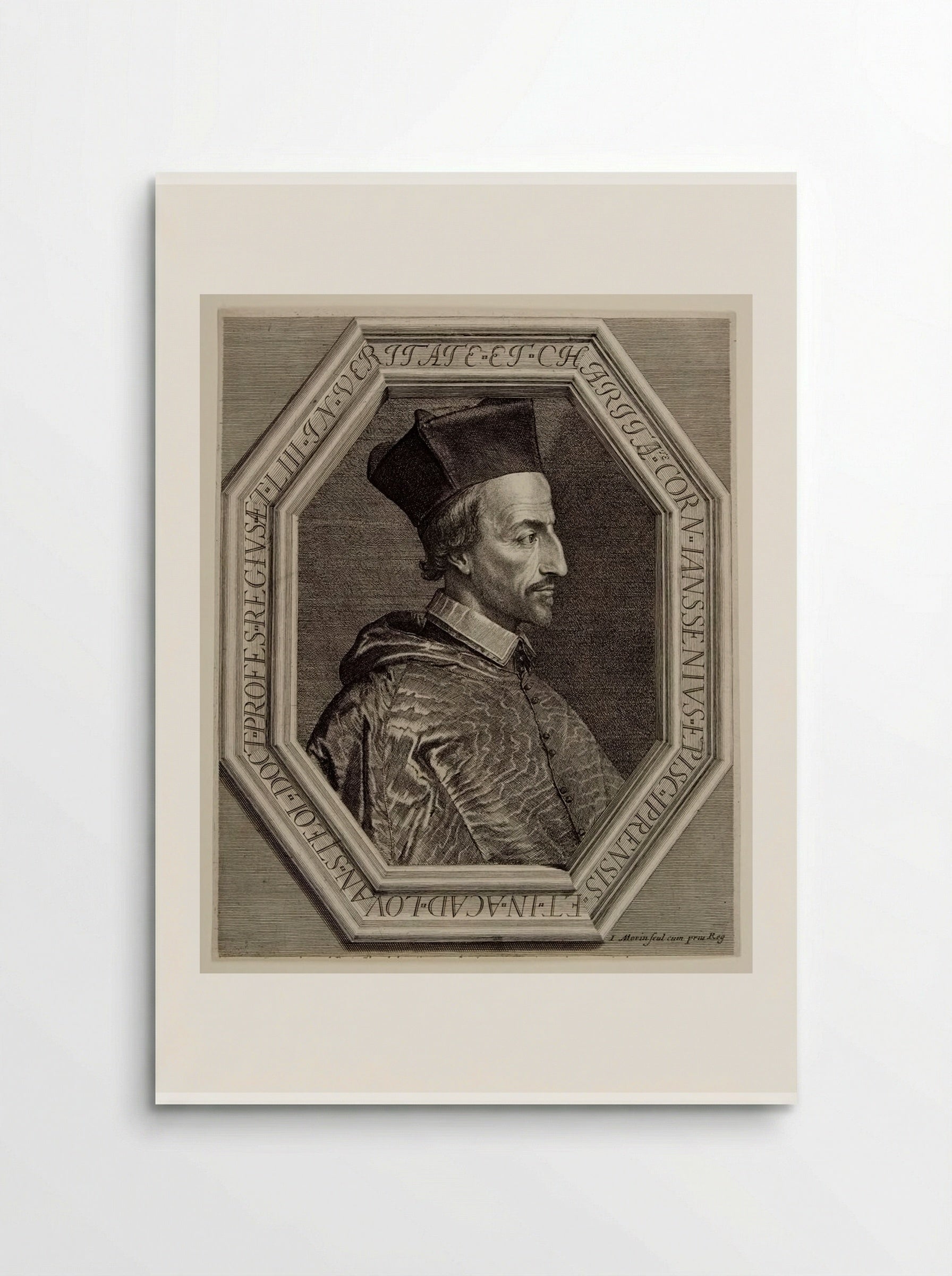 Jansenius, Bishop of Ypres (Cornelis Jansen) - Jean Morin - Poster