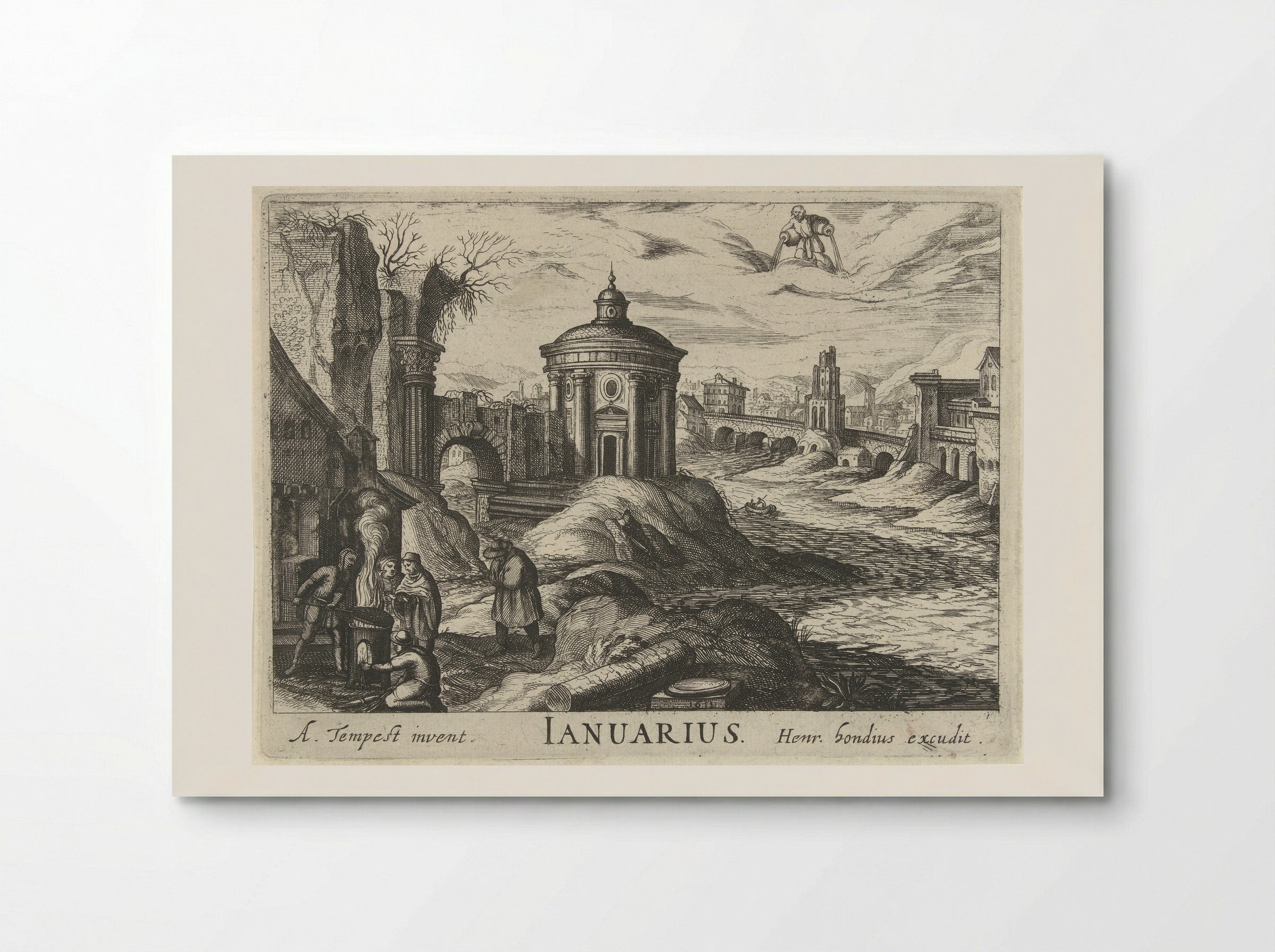 Januarius - Simon Frisius - Poster