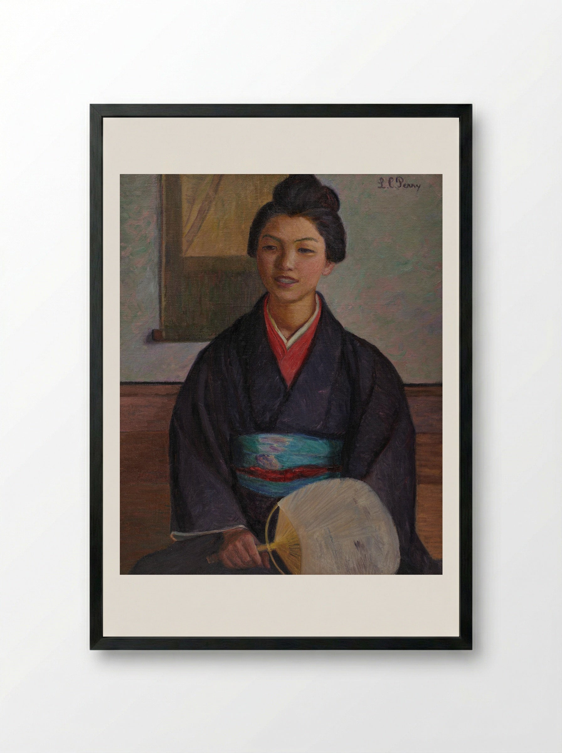Japan - Lilla Cabot Perry - Framed Print Black
