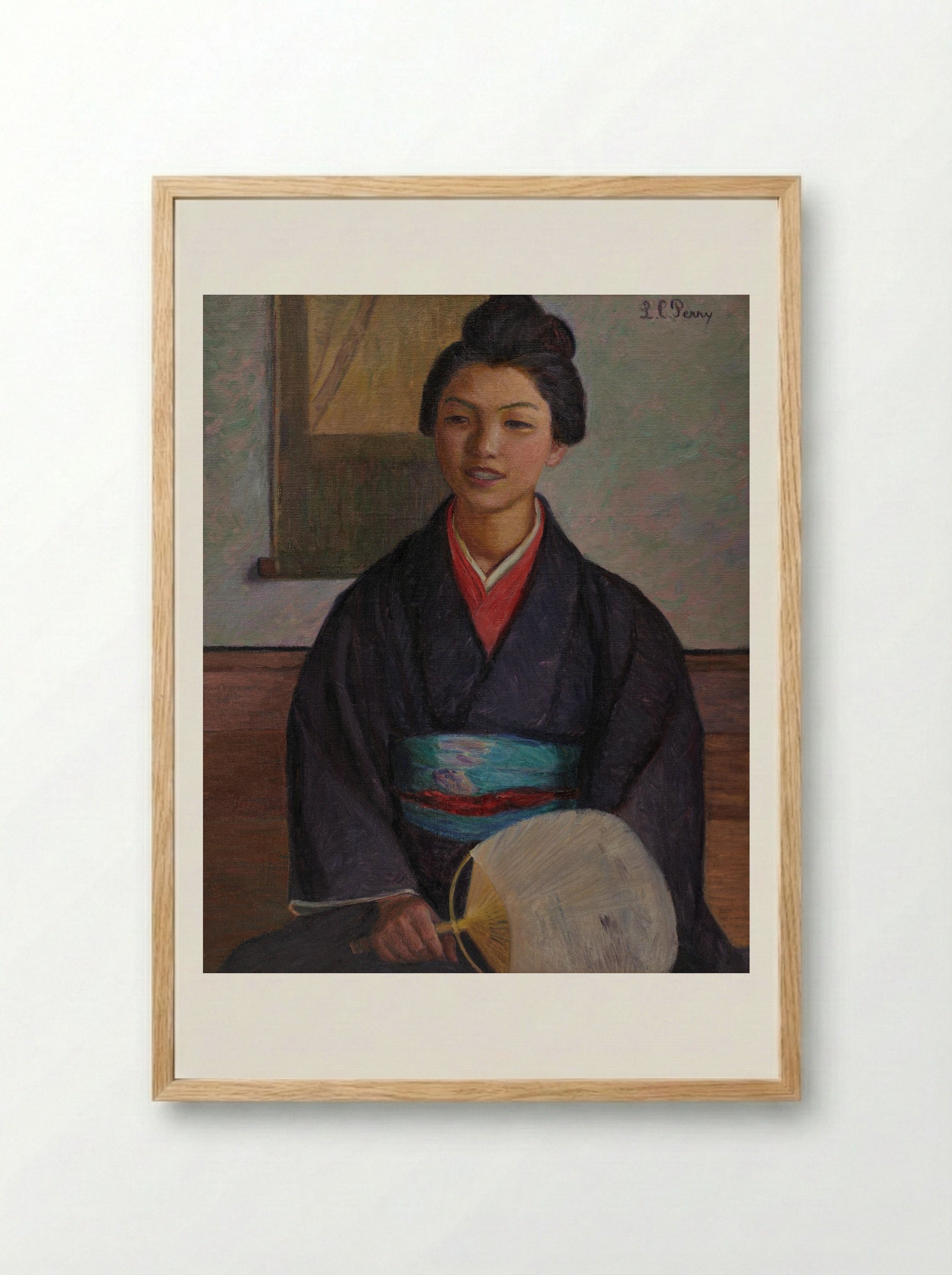 Japan - Lilla Cabot Perry - Framed Print Wood