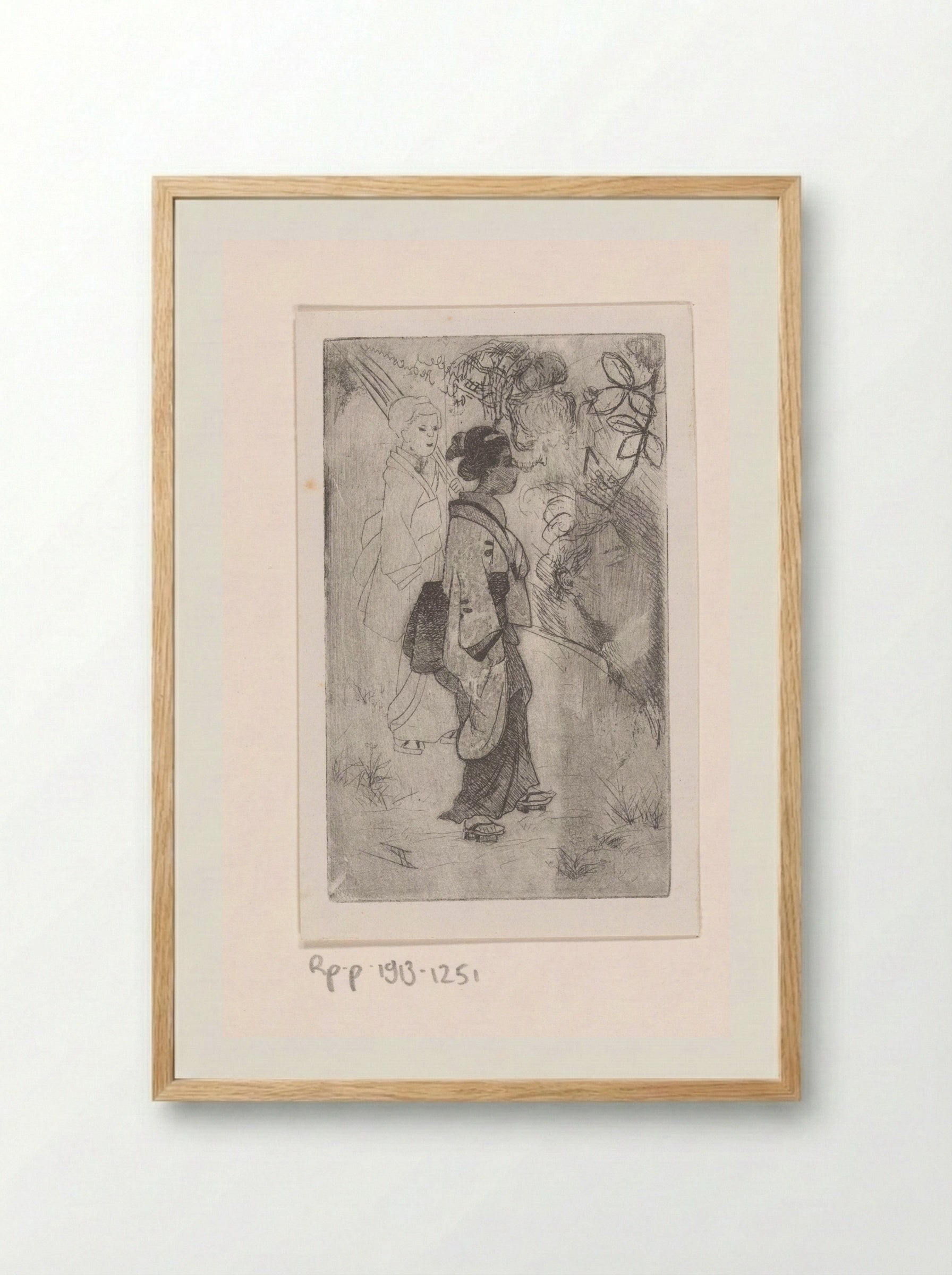 Japanse vrouwen - Philip Zilcken - Framed Print Wood