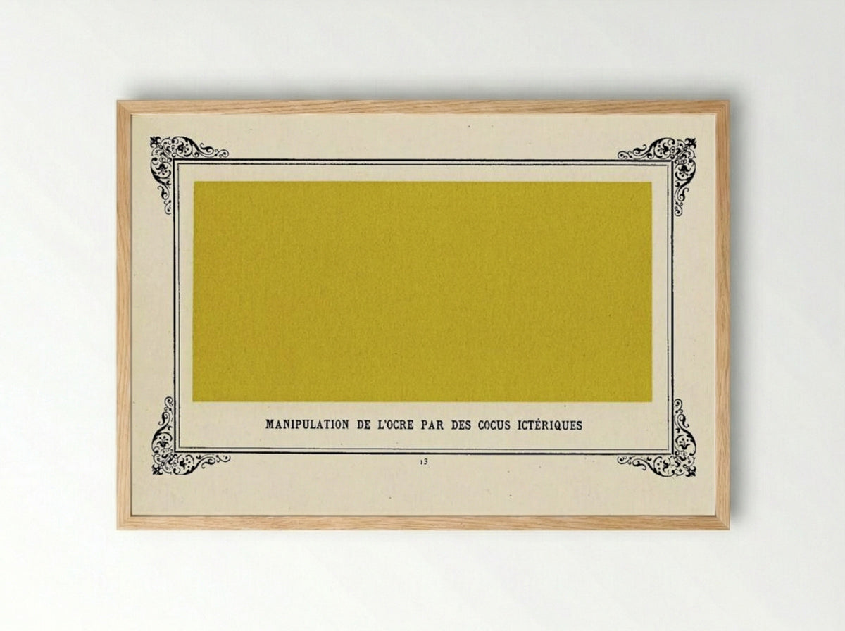 Jaundiced Cuckolds Handling Ochre - Alphonse Allais - Framed Print Wood