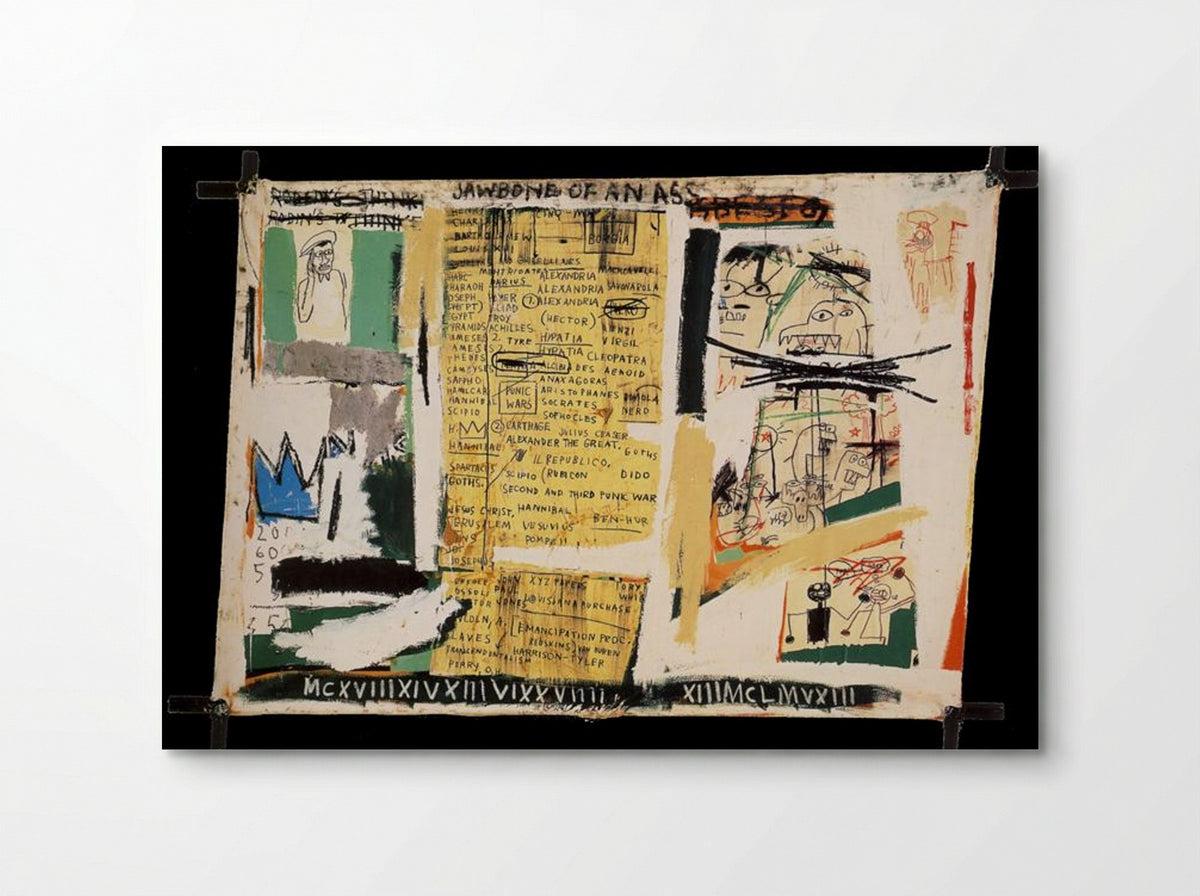 Jawbone of an Ass - Jean-Michel Basquiat - Poster