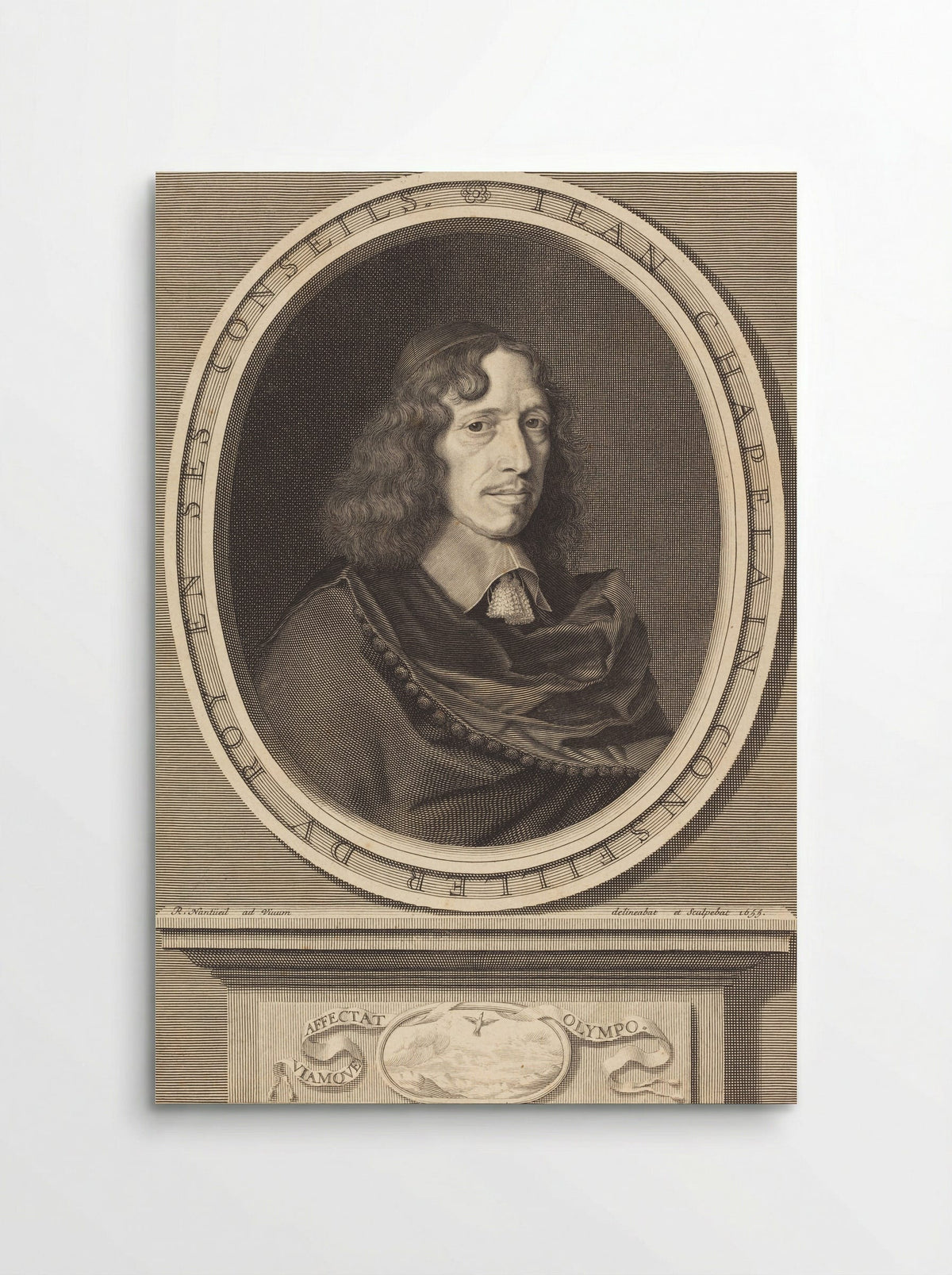Jean Chapelain - Robert Nanteuil - Poster