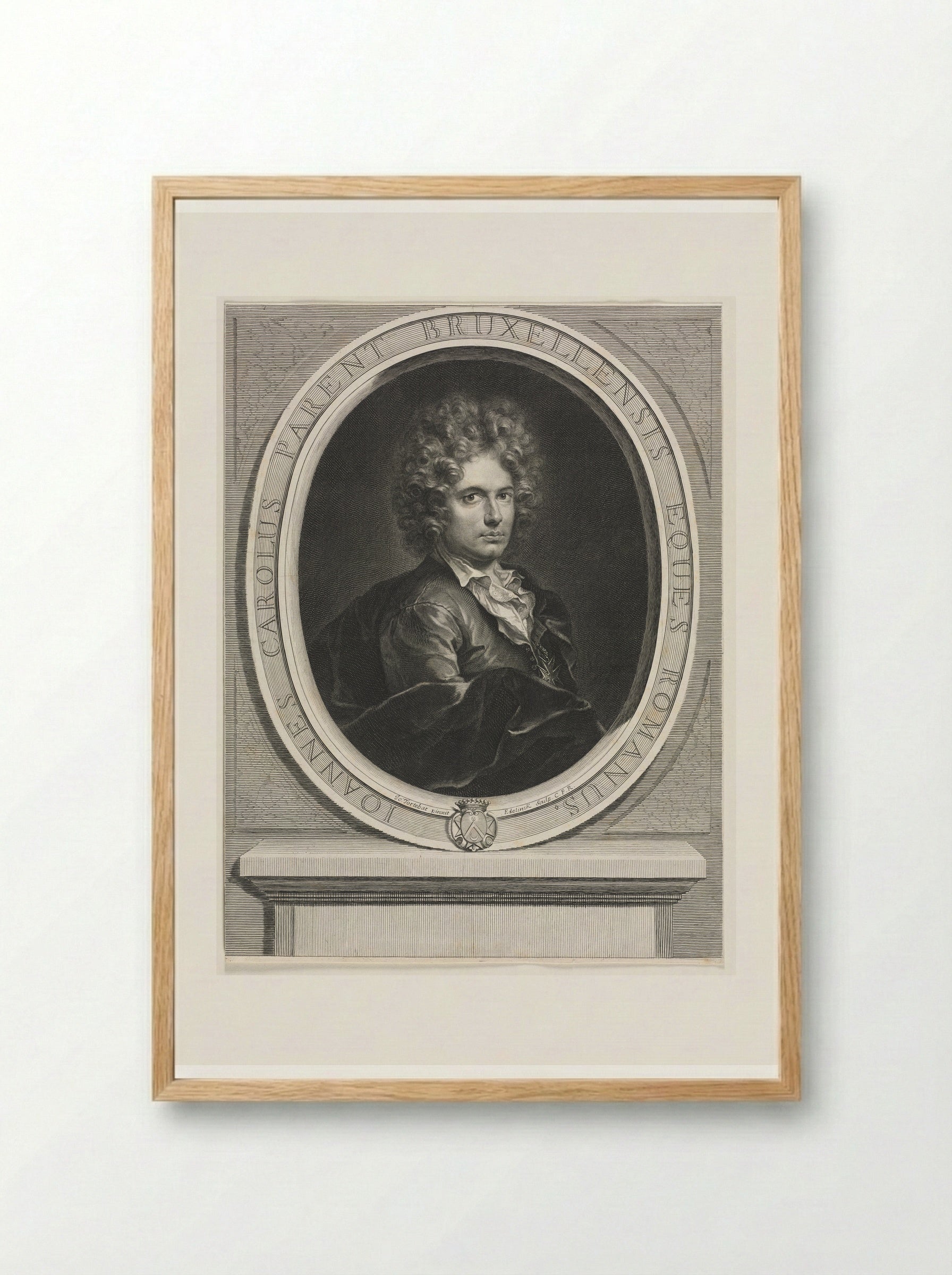 Jean-Charles Parent - Gérard Edelinck - Framed Print Wood