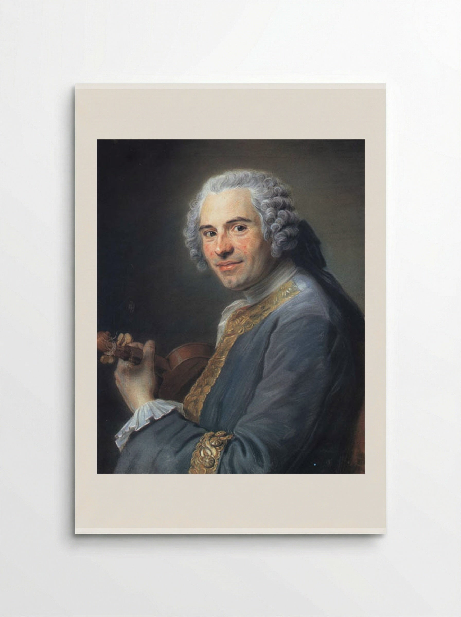 Jean-Joseph Cassanea de Mondonville - Maurice Quentin de La Tour - Poster