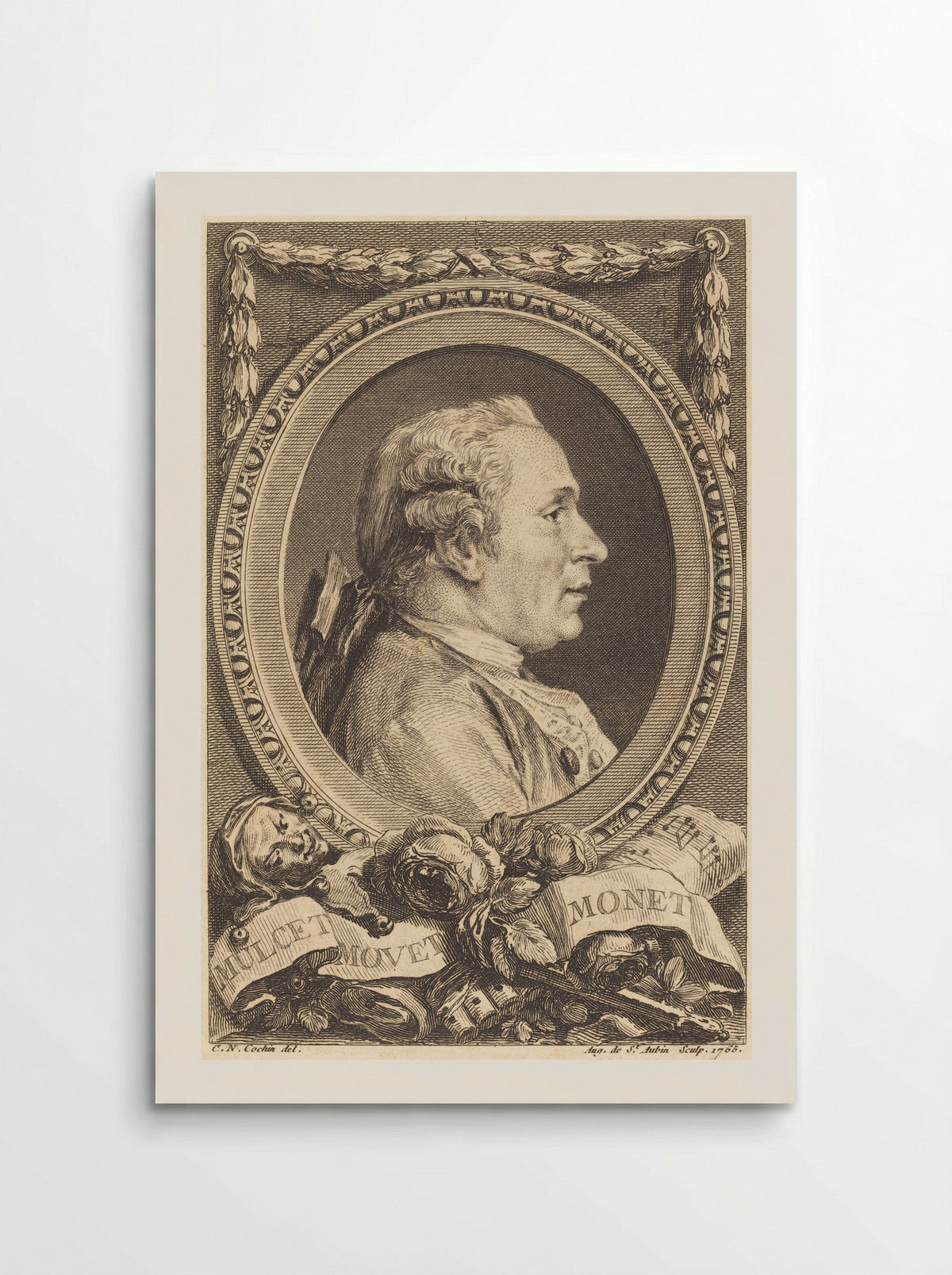 Jean Monnet - Augustin de Saint-Aubin - Poster