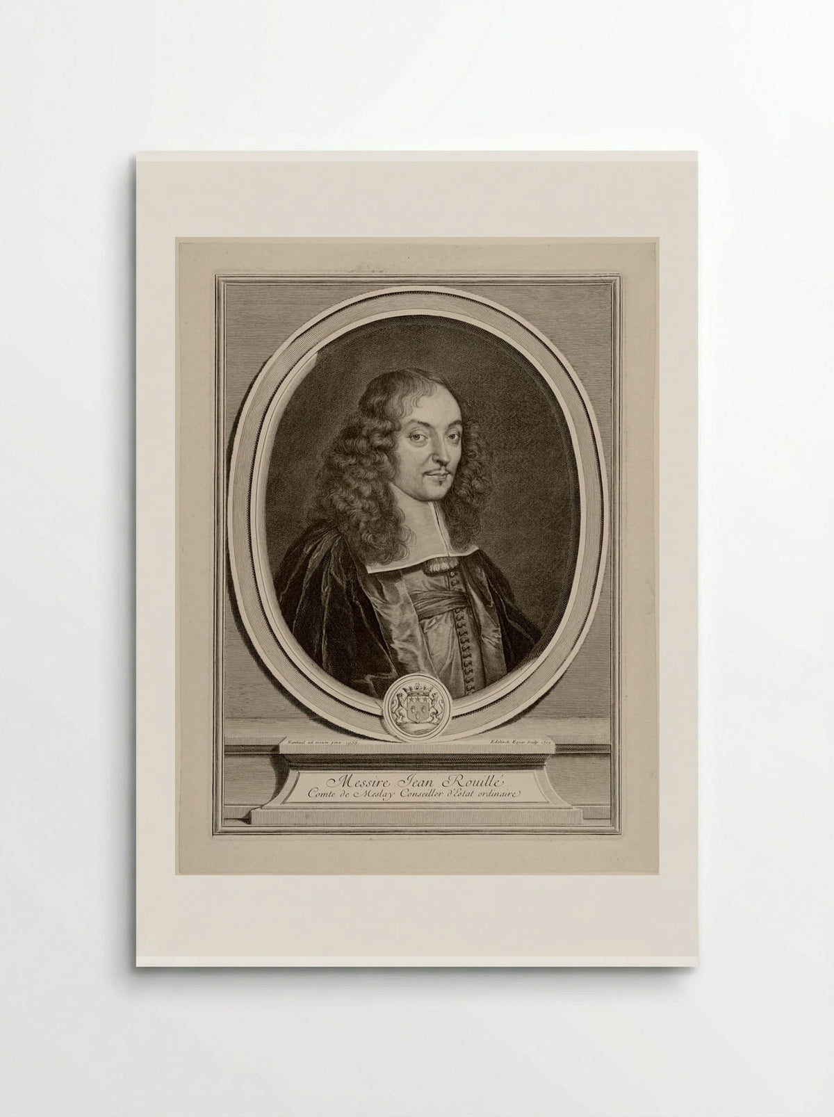 Jean Rouillé, Comte de Meslay - Gérard Edelinck - Poster