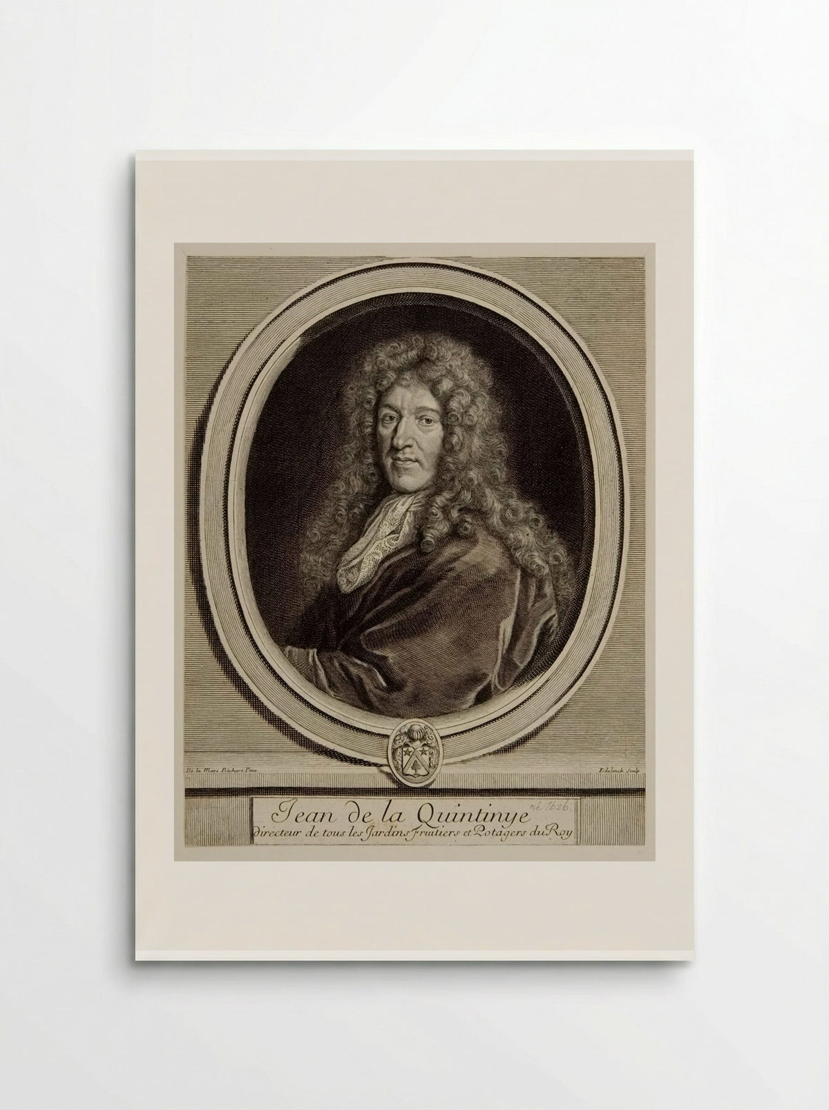 Jean de La Quintinye - Gérard Edelinck - Poster