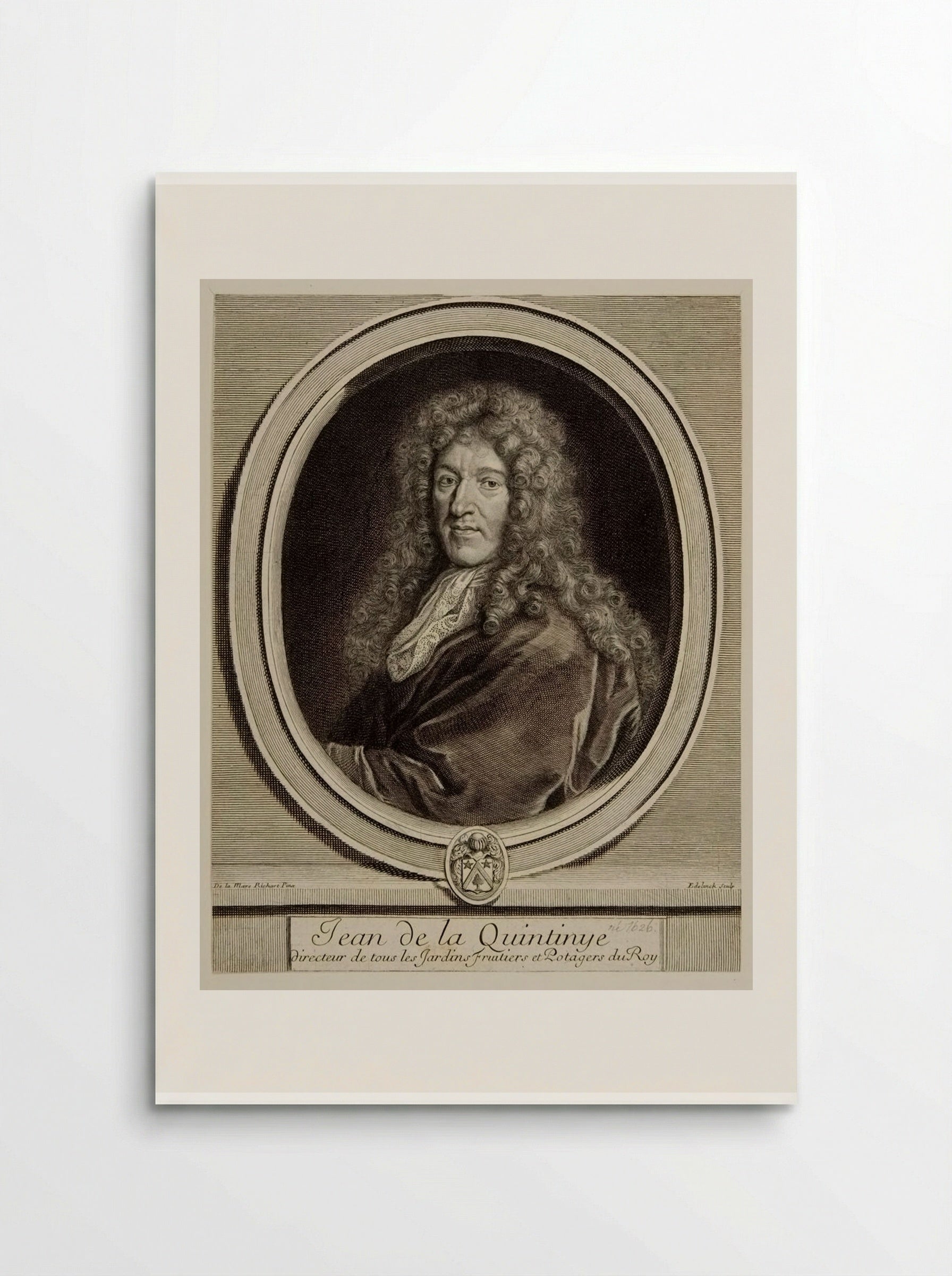 Jean de La Quintinye - Gérard Edelinck - Poster