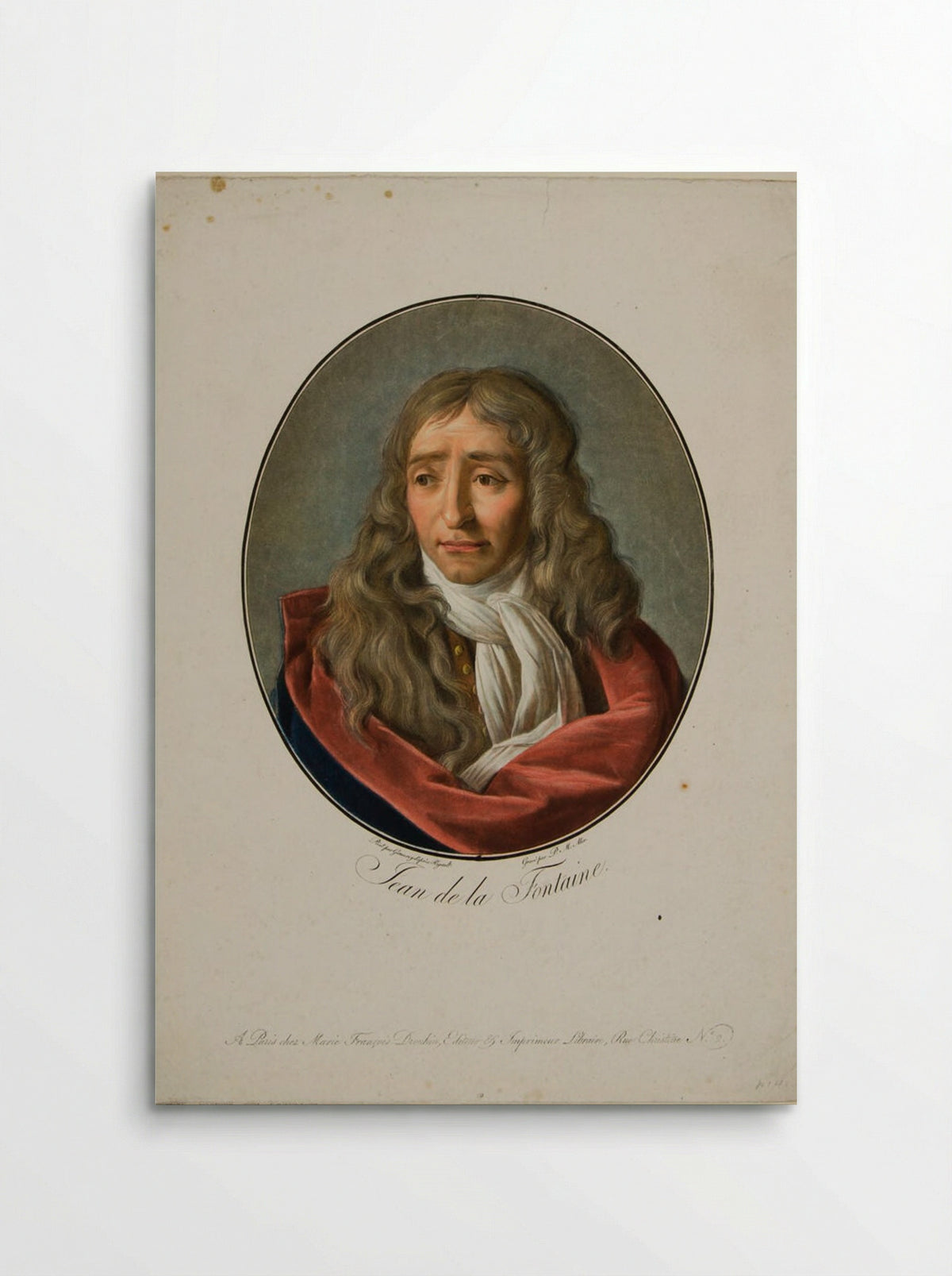 Jean de la Fontaine - Pierre Michel Alix - Poster
