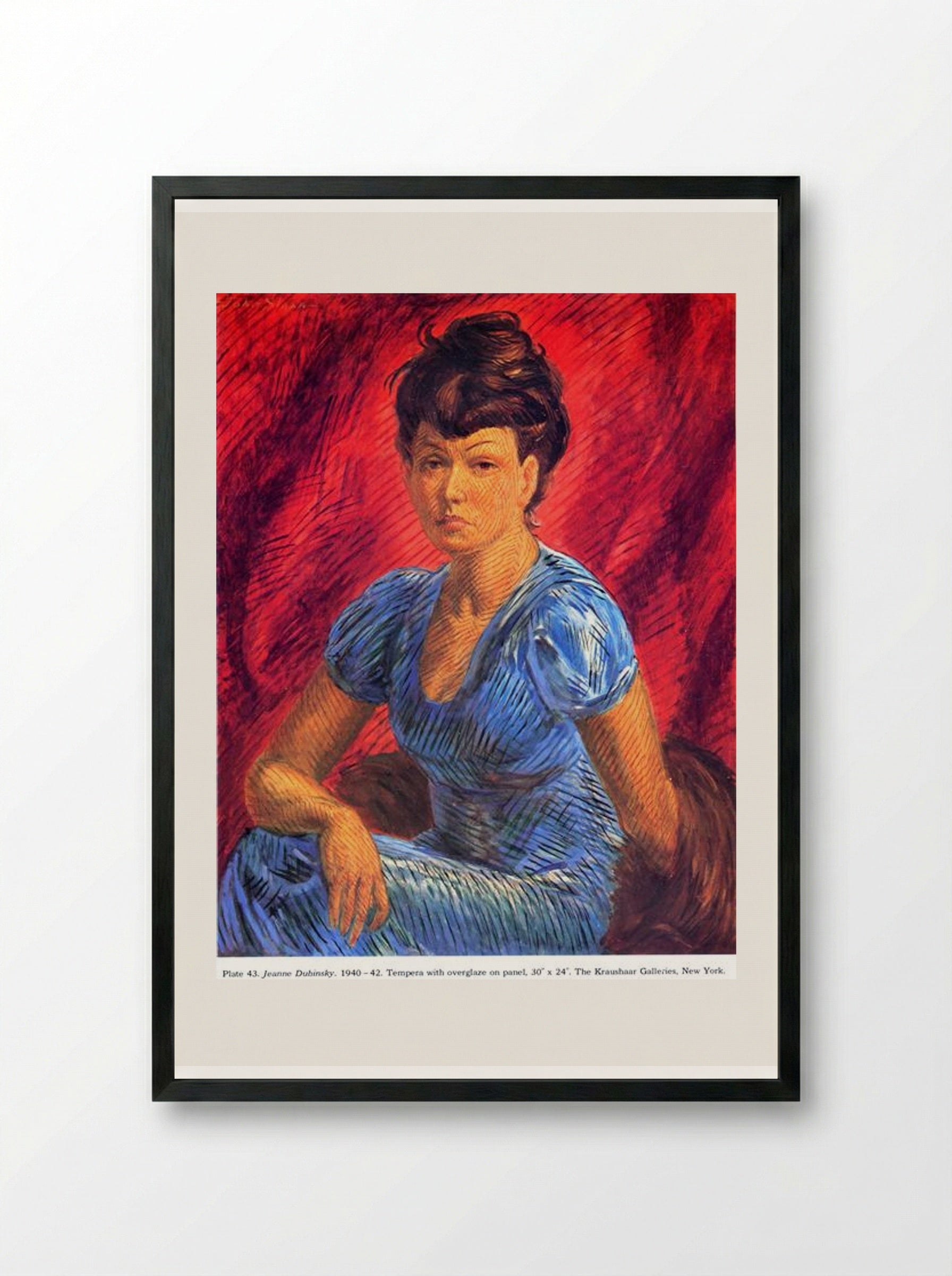 Jeanne Dubinsky - John French Sloan - Framed Print Black