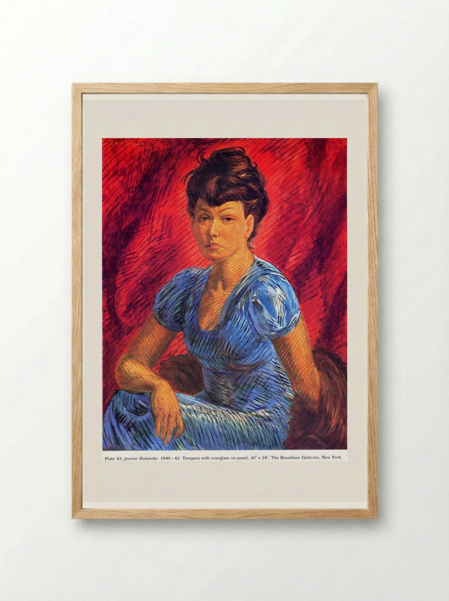 Jeanne Dubinsky - John French Sloan - Framed Print Wood