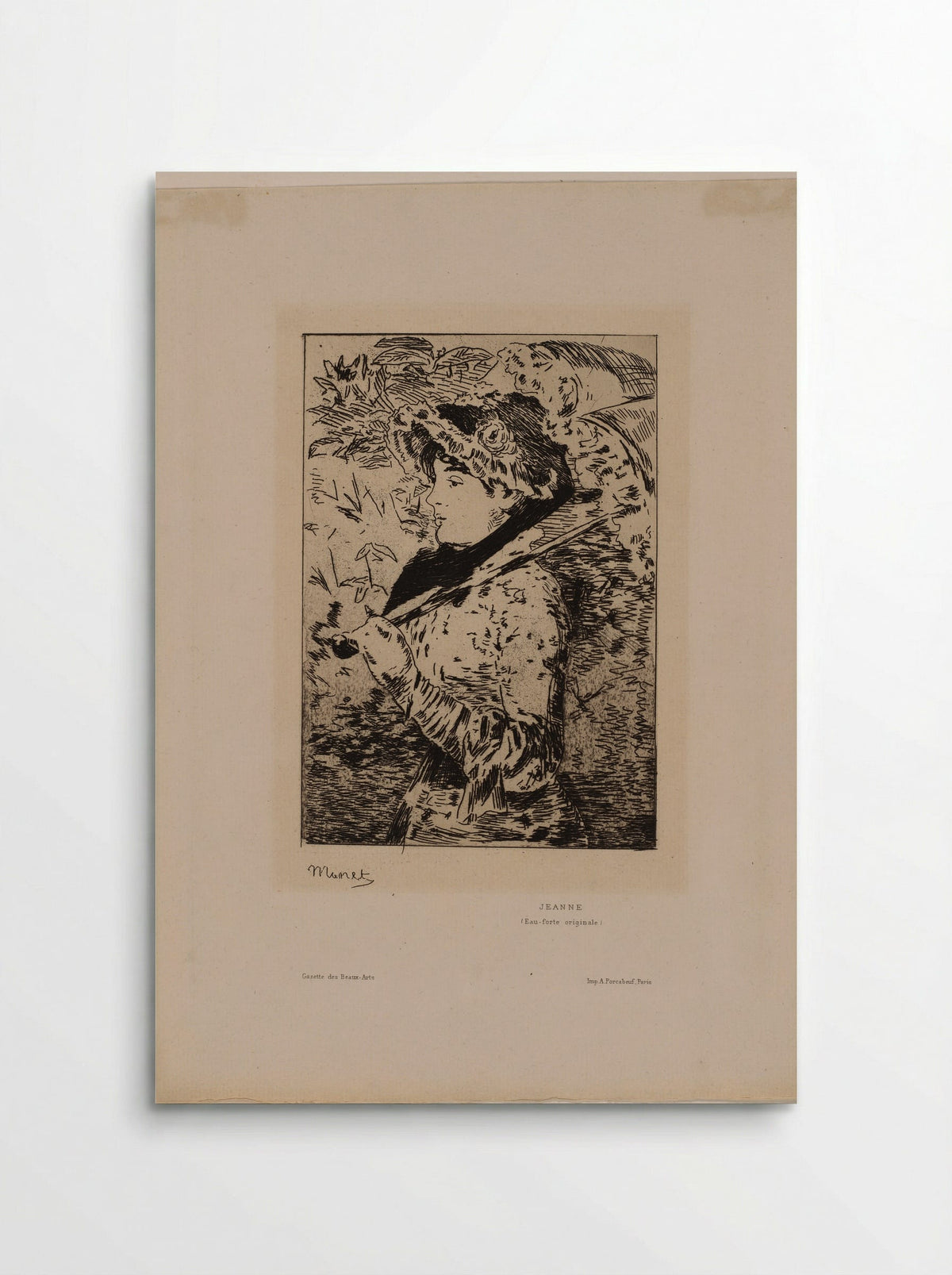 Jeanne (Spring) - Edouard Manet - Poster