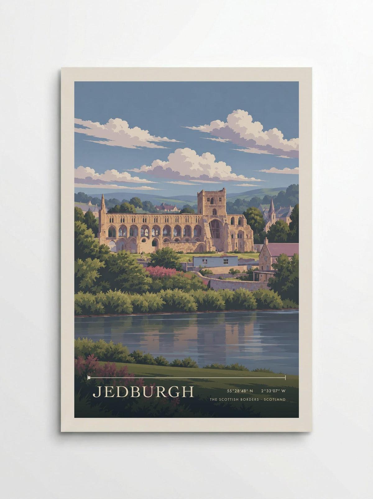 Jedburgh, The Scottish Borders | Travel Poster - Poster