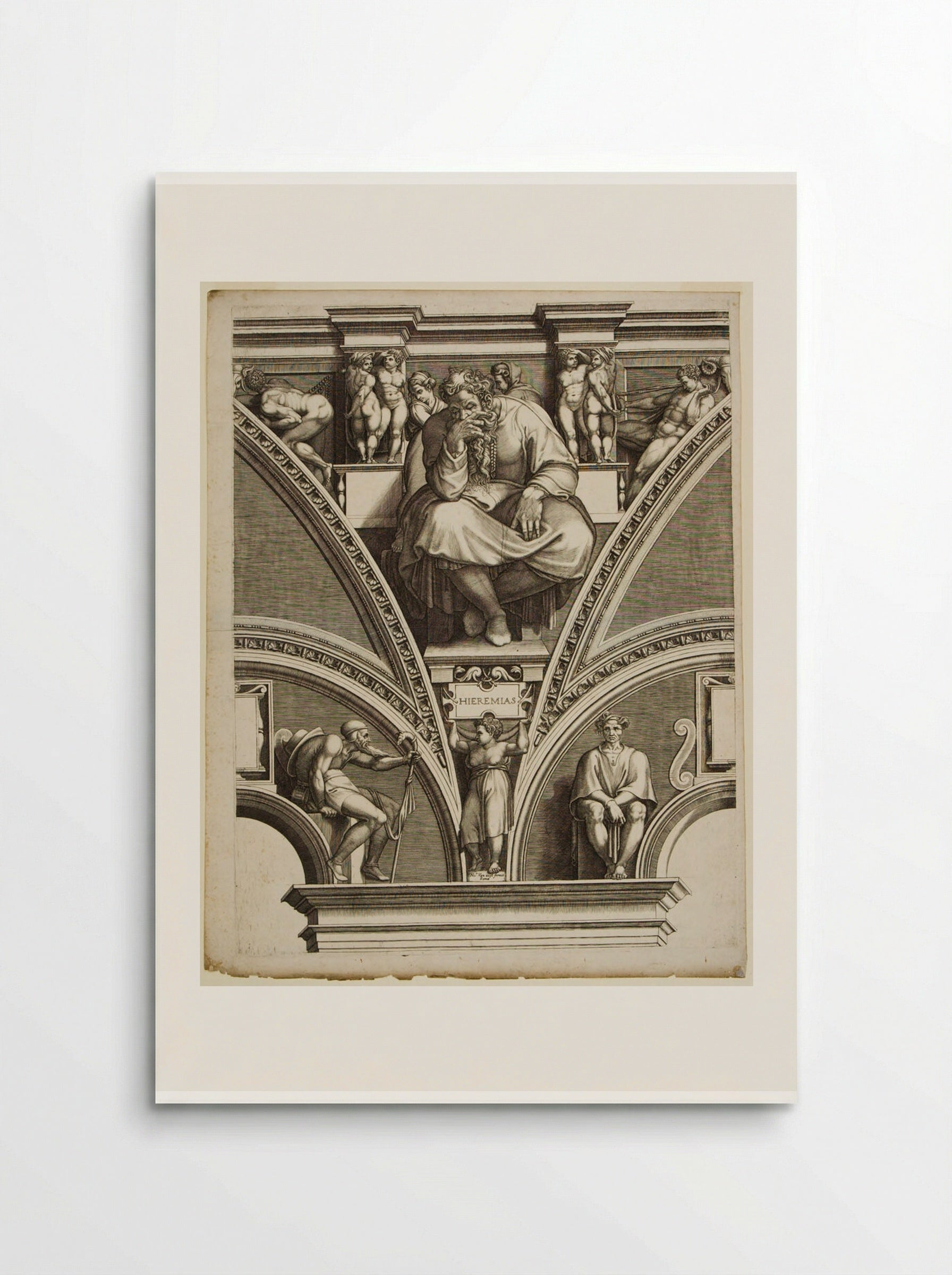 Jeremias - Giorgio Ghisi - Poster
