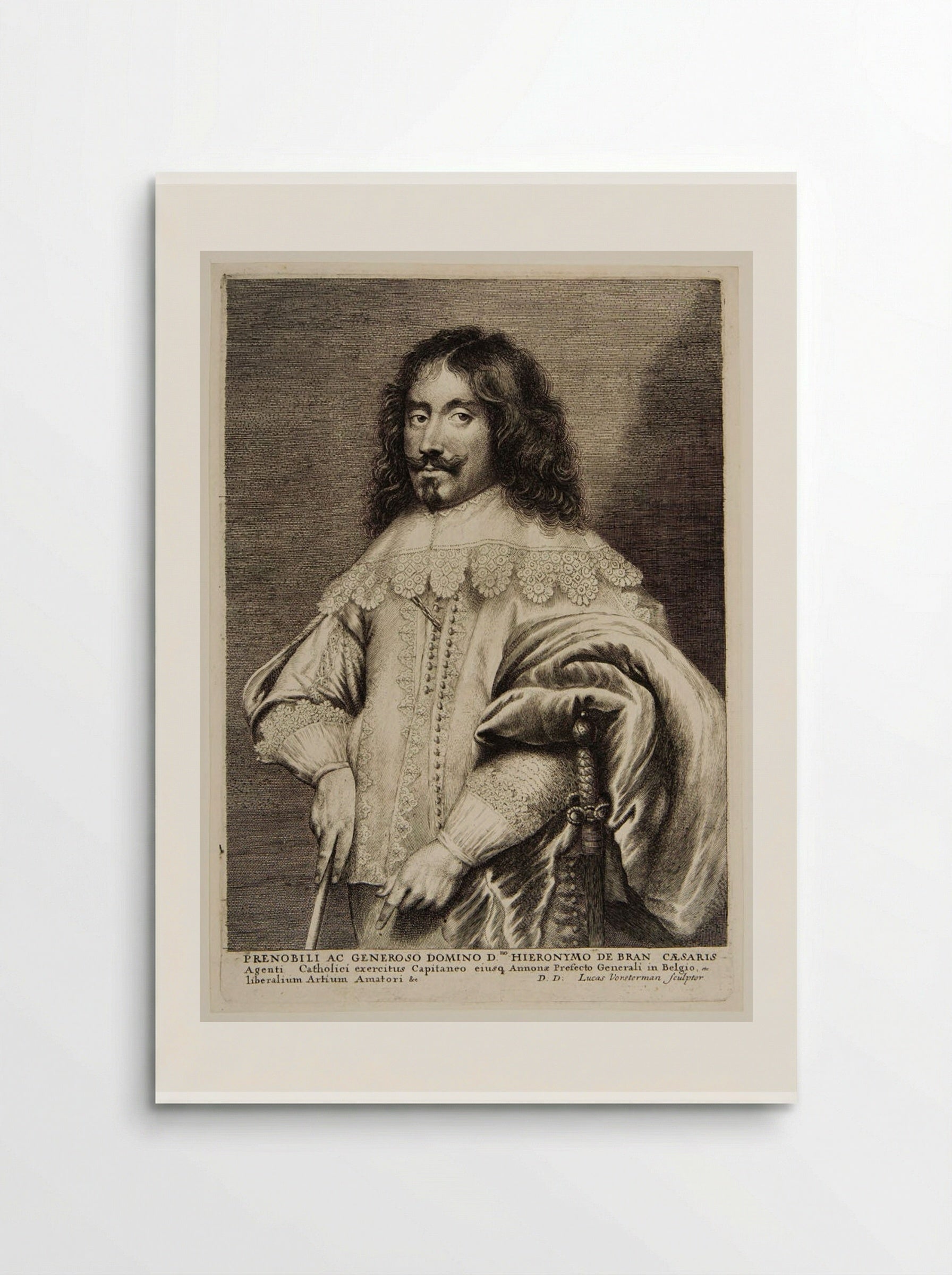 Jerome de Bran - Lucas Vorsterman I - Poster