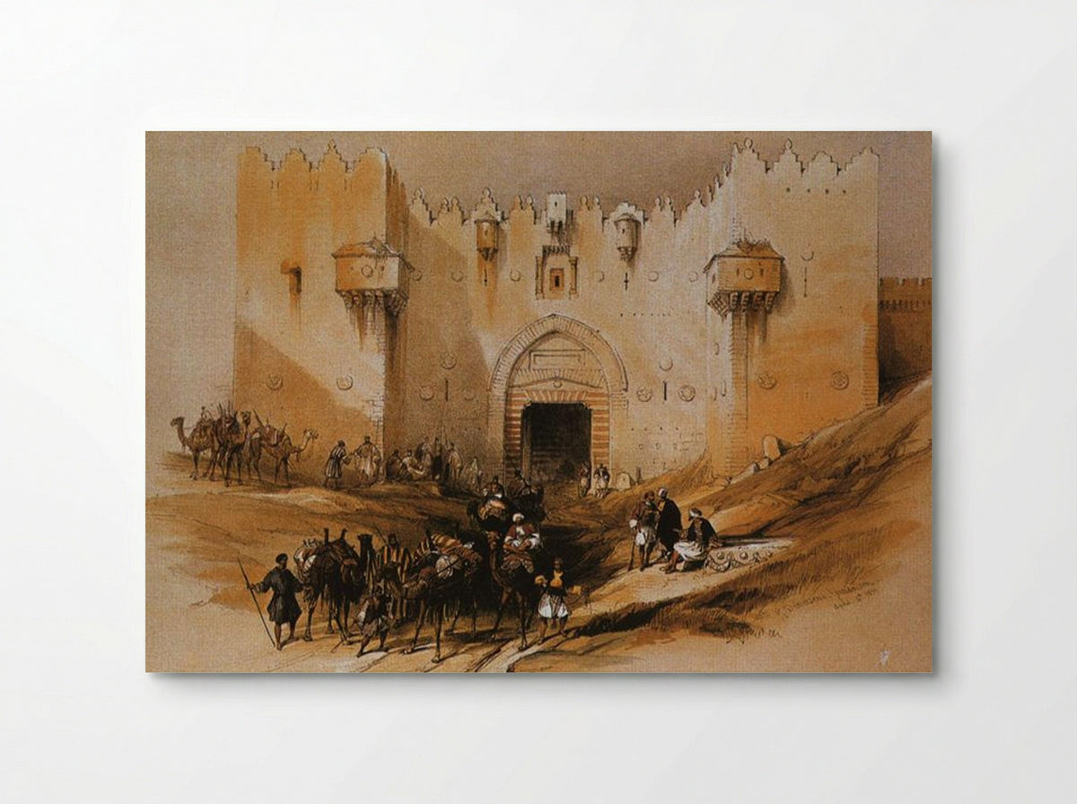 Jerusalem, The Damascus Gate - David Roberts - Poster