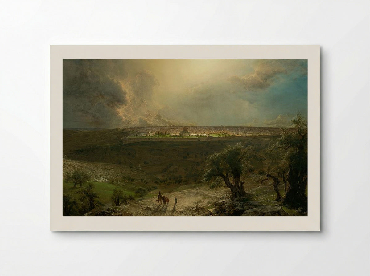 Jerusalem from the Mount of Olives - Frederic Edwin Church - Poster