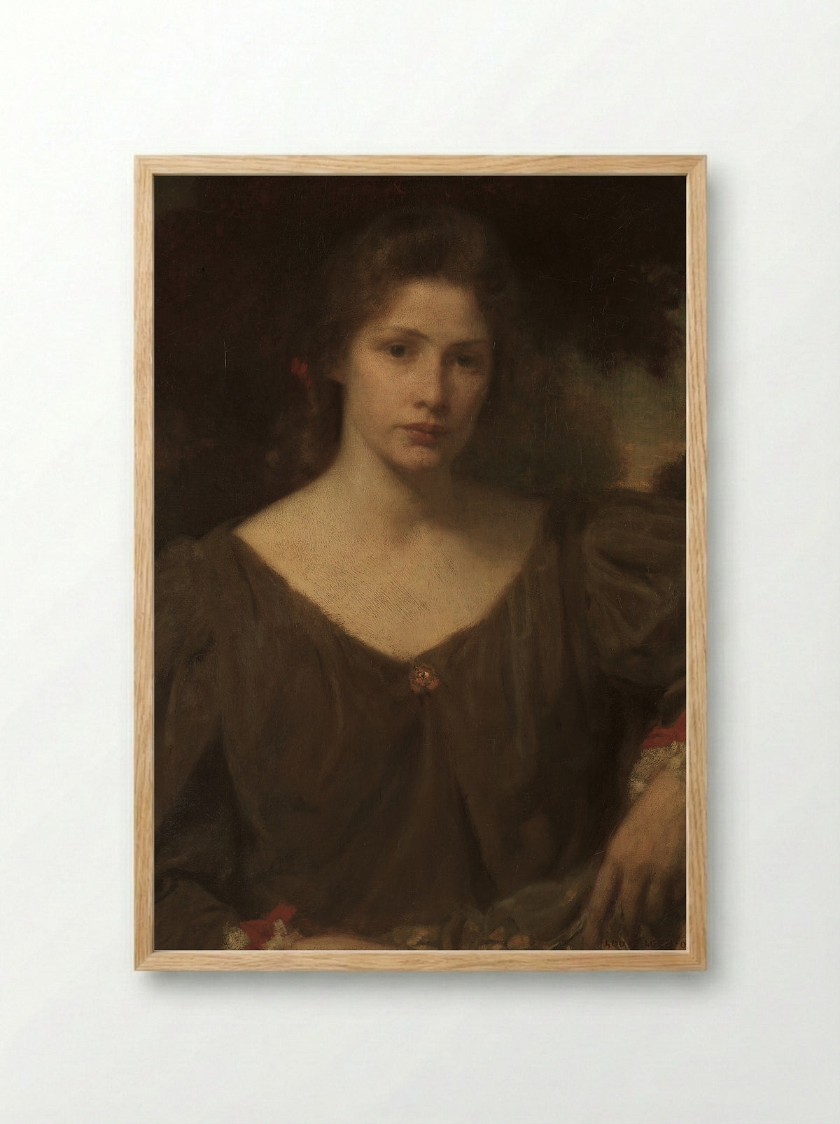 Jessica - Louis Loeb - Framed Print Wood