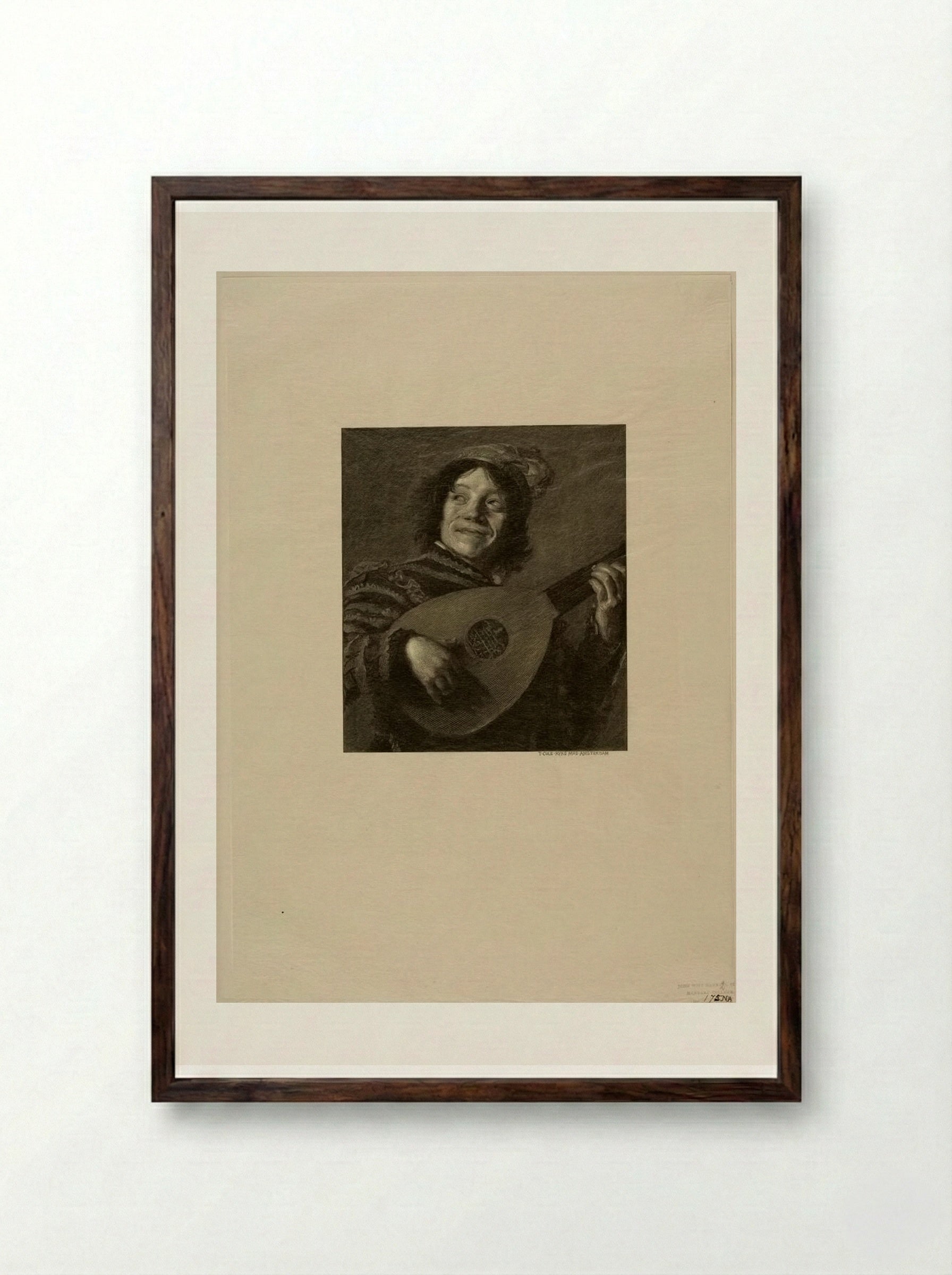 Jester - Timothy Cole - Framed Print Dark Wood