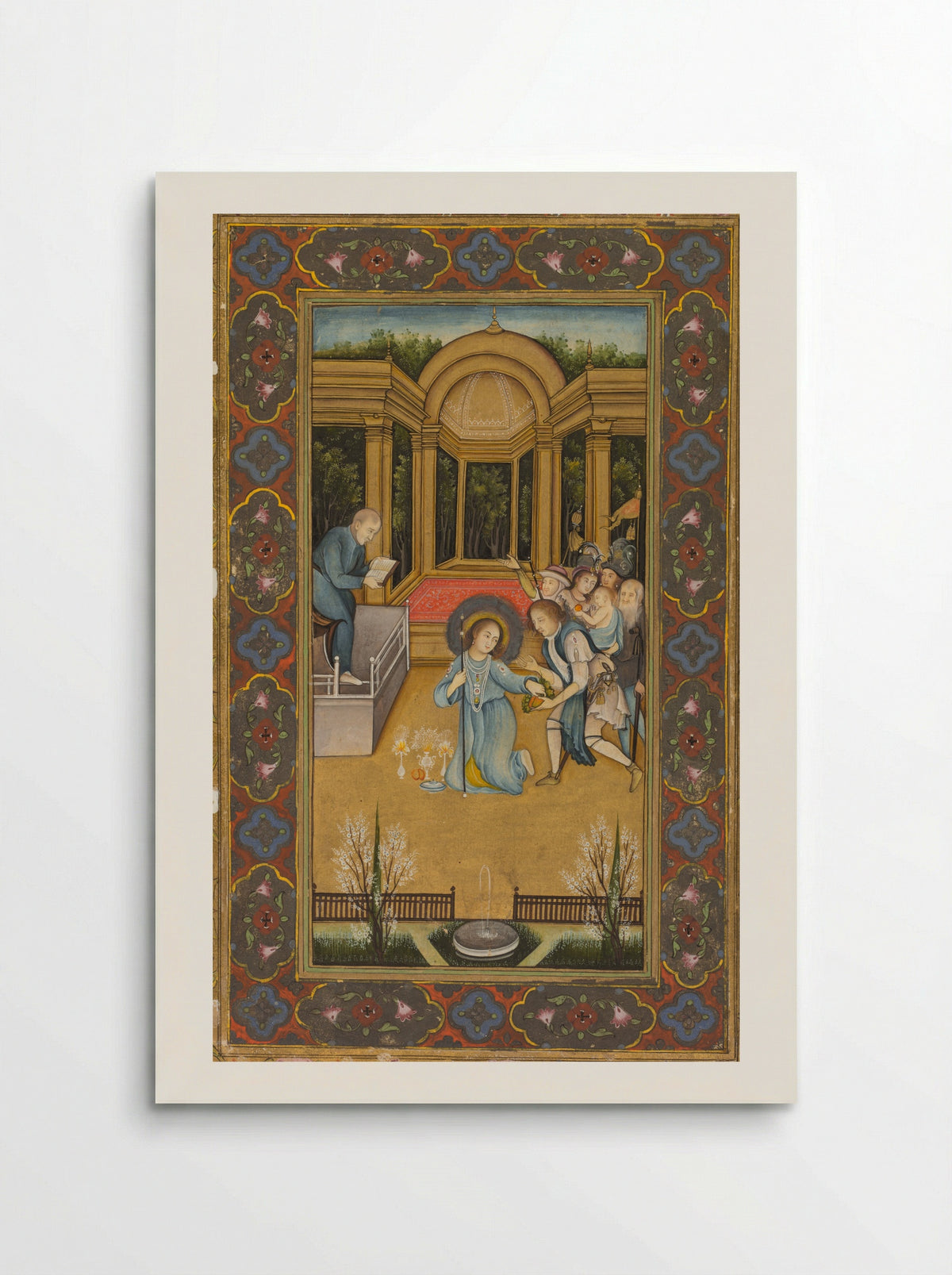 Jesus among the doctors in the Temple - Mir Kalan Khan - Poster