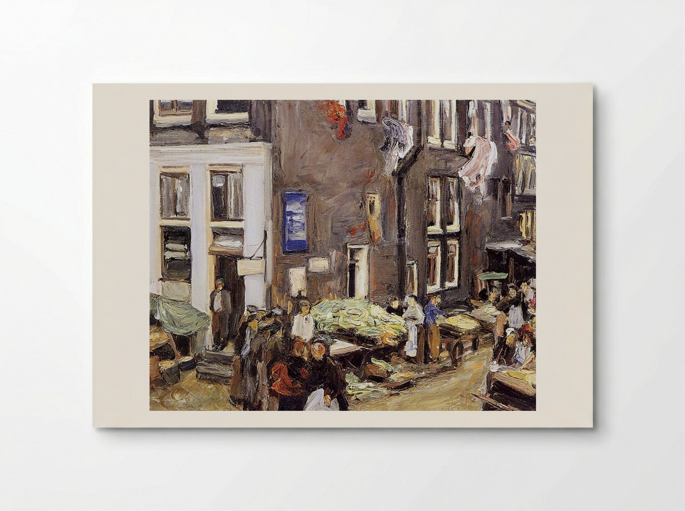 Jewish Quarter in Amsterdam - Max Liebermann - Poster
