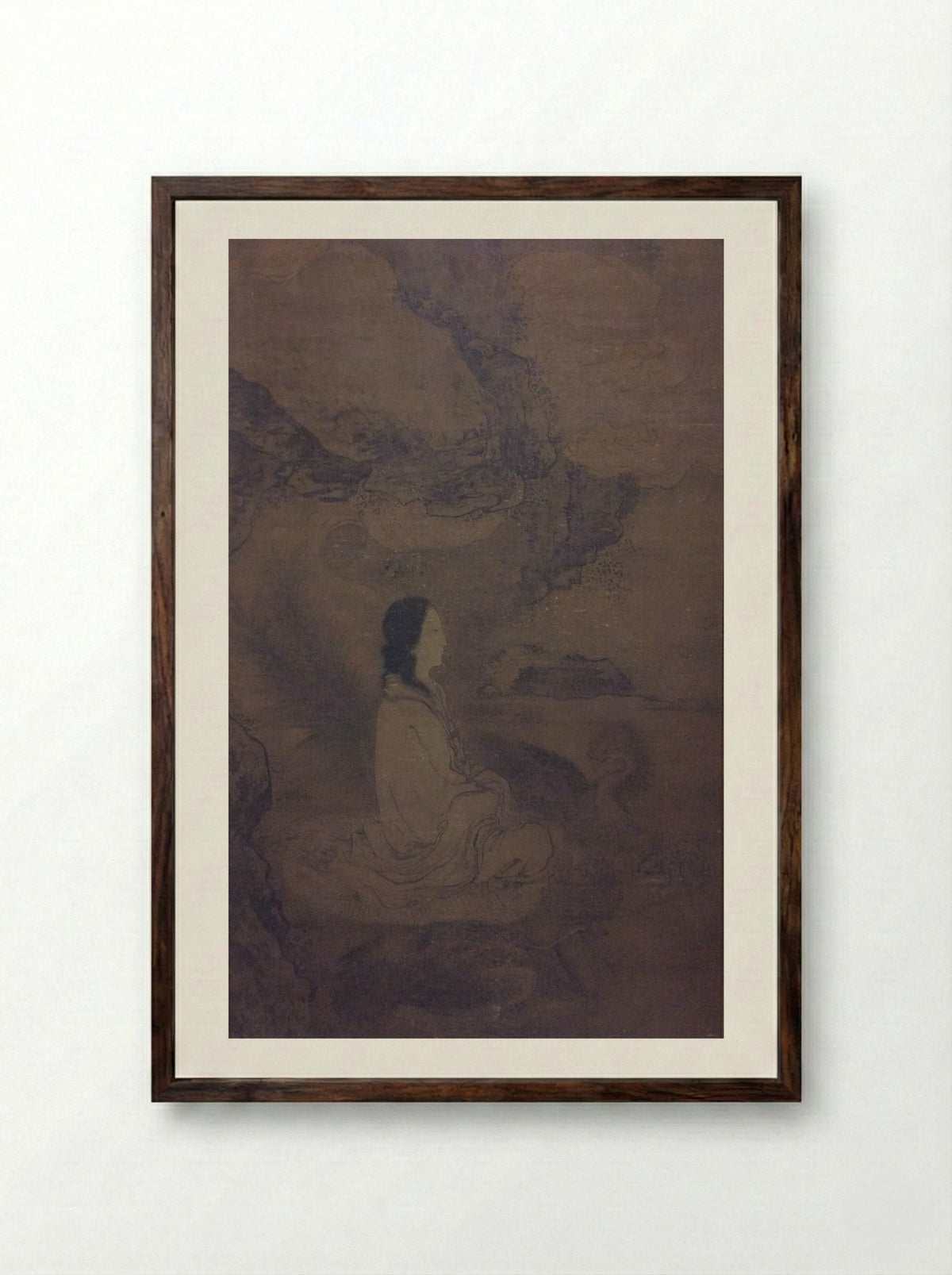 Xi Wang Mu with Feng Wang - Jiang Feng - Framed Print Dark Wood [HQ b5dc02c26635]