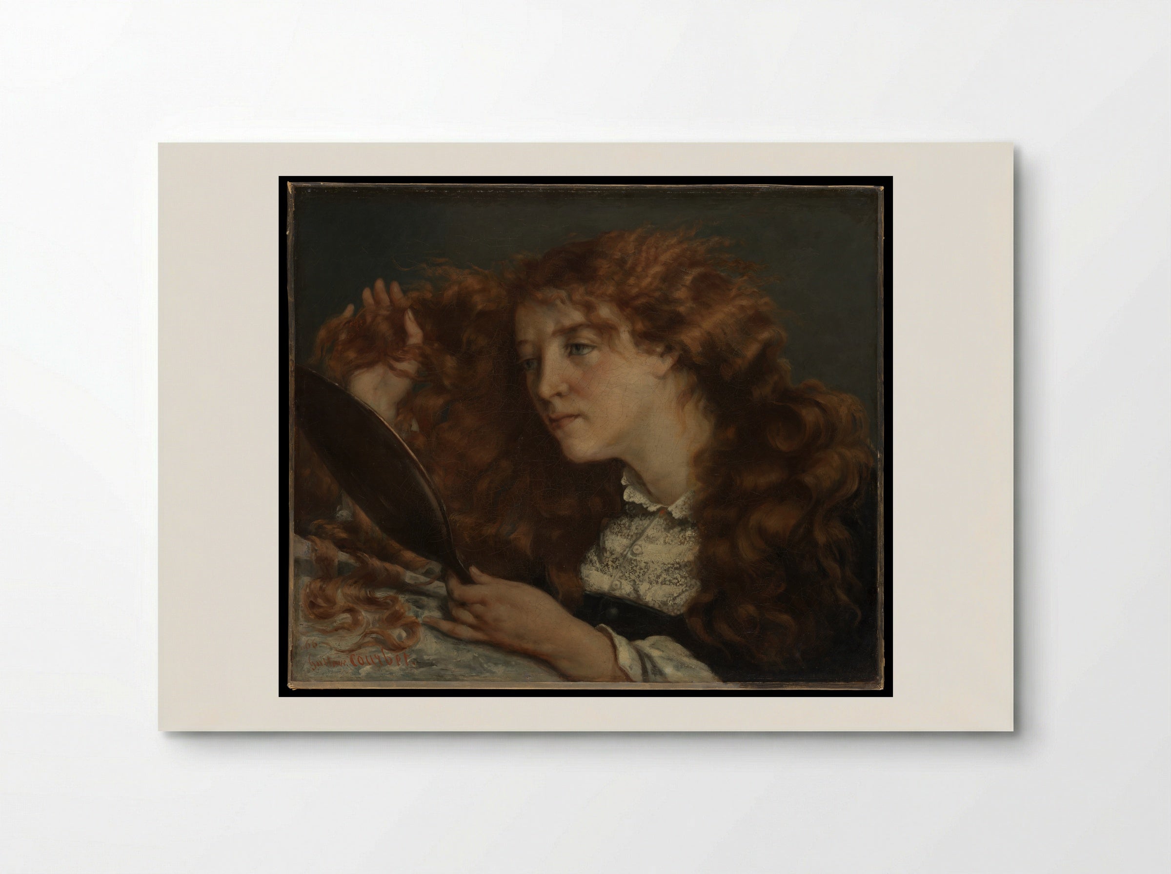 Jo, La Belle Irlandaise - Gustave Courbet - Poster