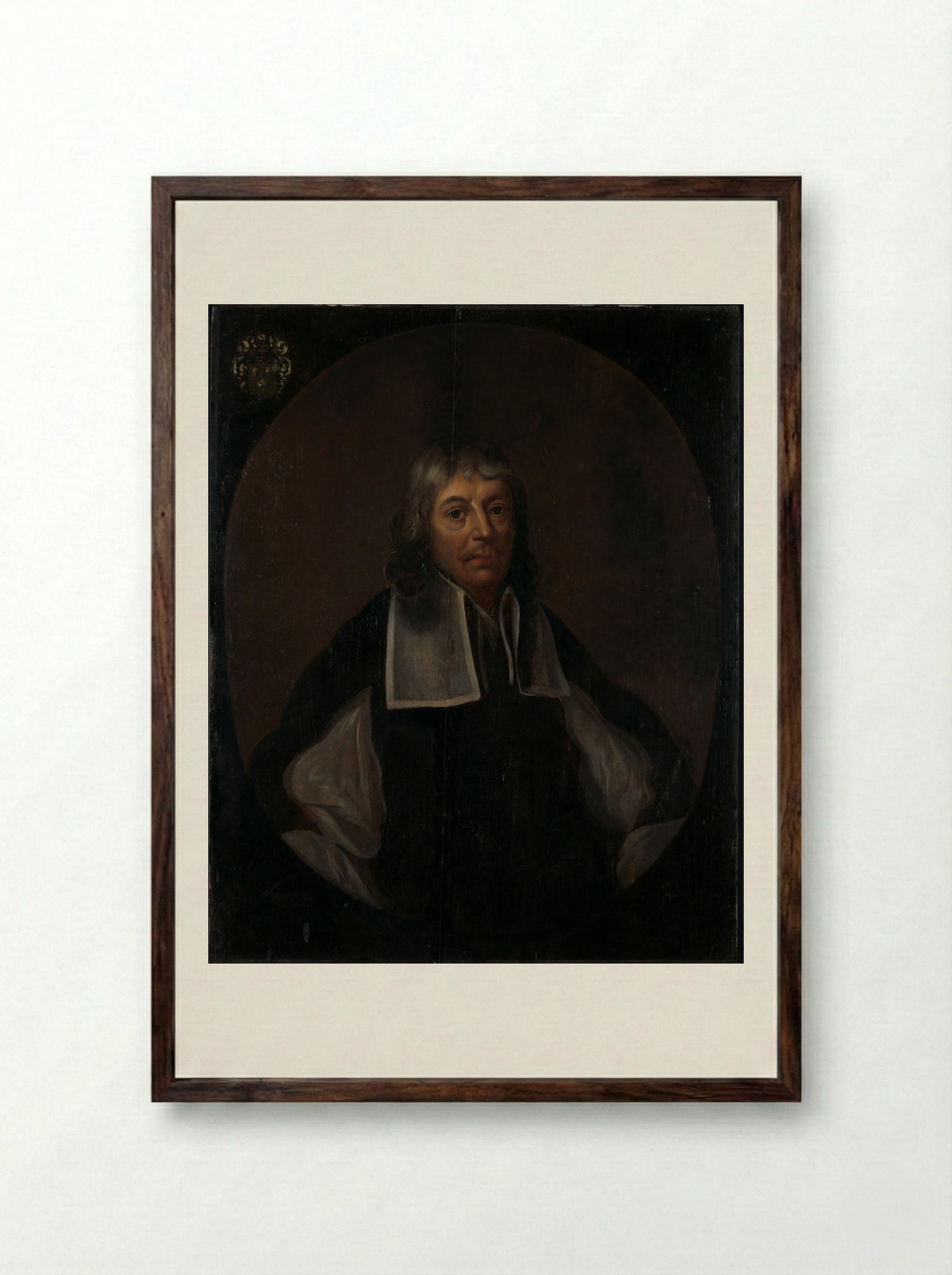 Joan Maetsuyker, Governor-General of the Dutch East Indies - Jacob Coeman - Framed Print Dark Wood