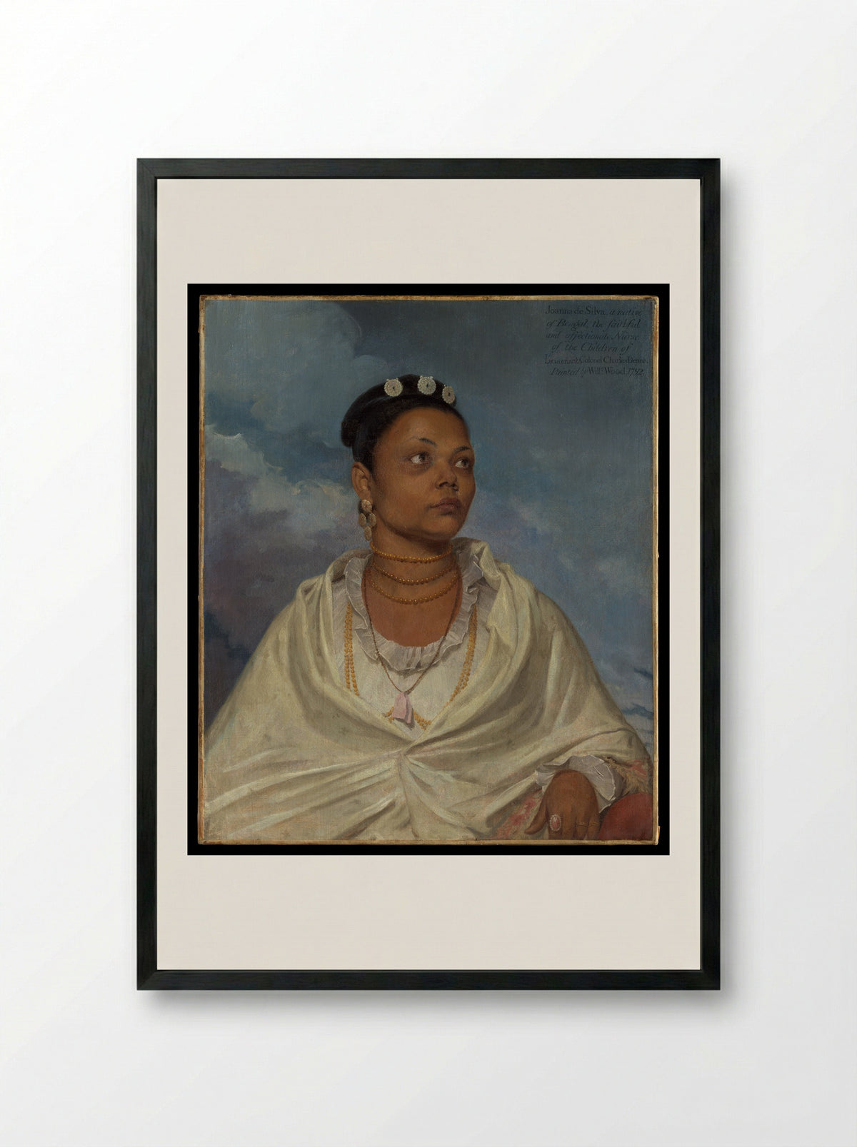 Joanna de Silva - William Wood - Framed Print Black