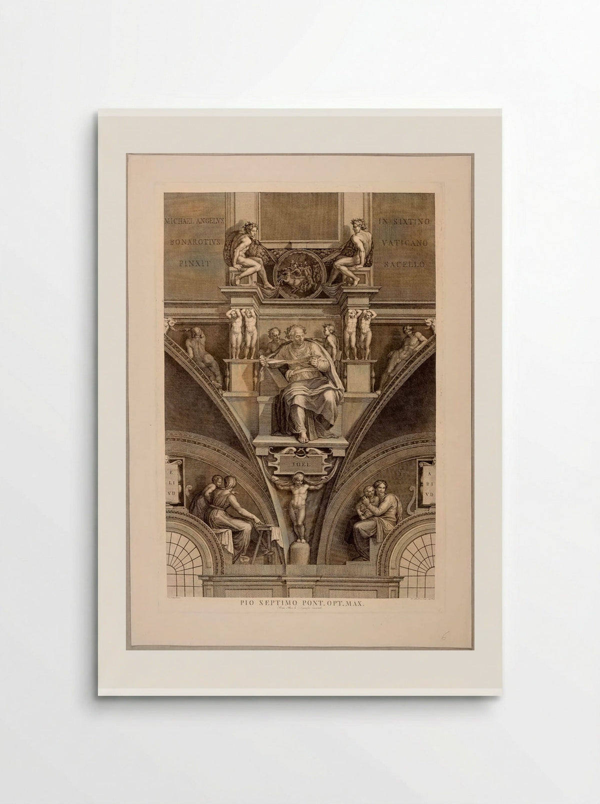 Joel (After Michelangelo) - Domenico Cunego - Poster