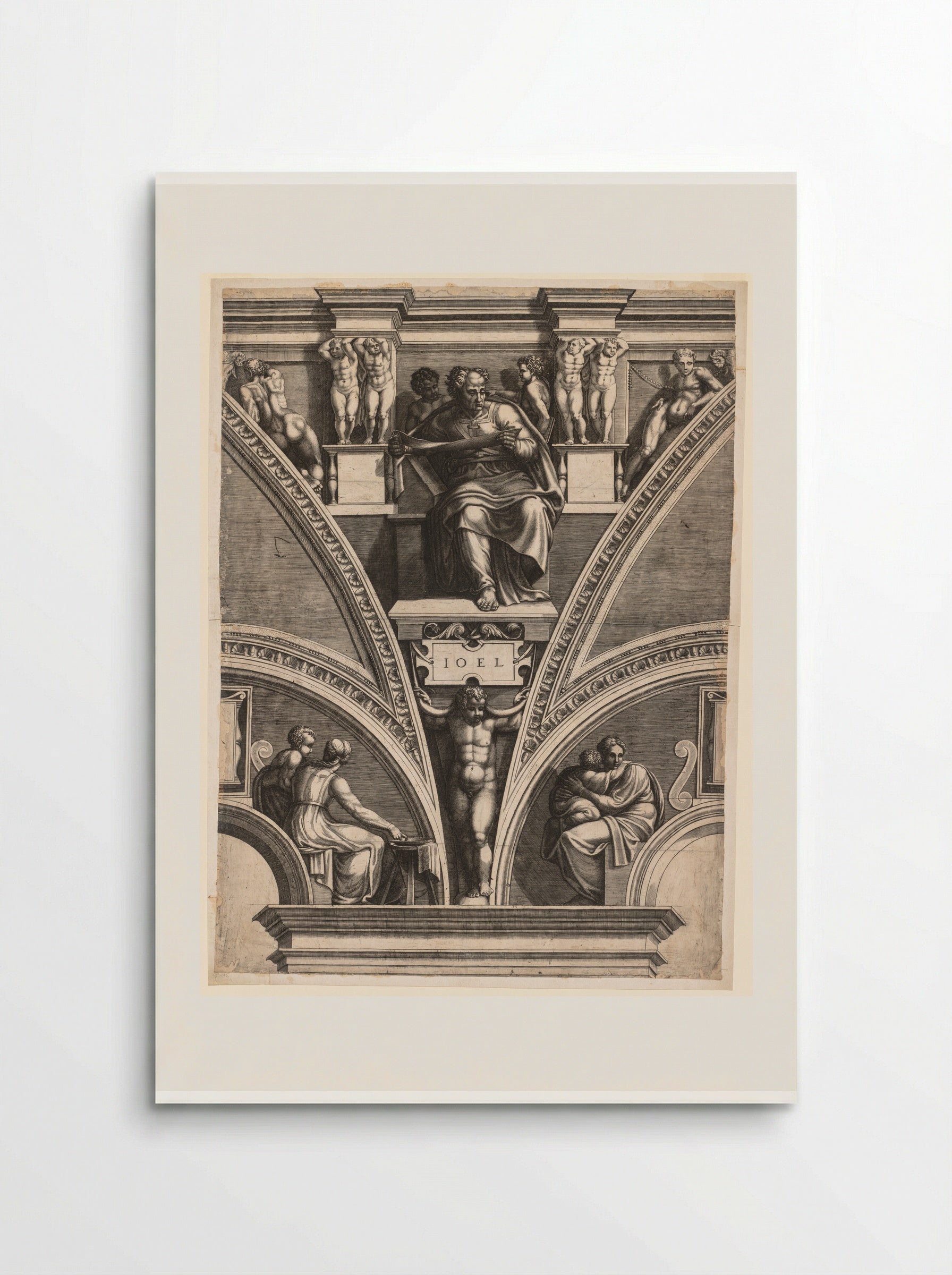 Joel (After Michelangelo) - Giorgio Ghisi - Poster