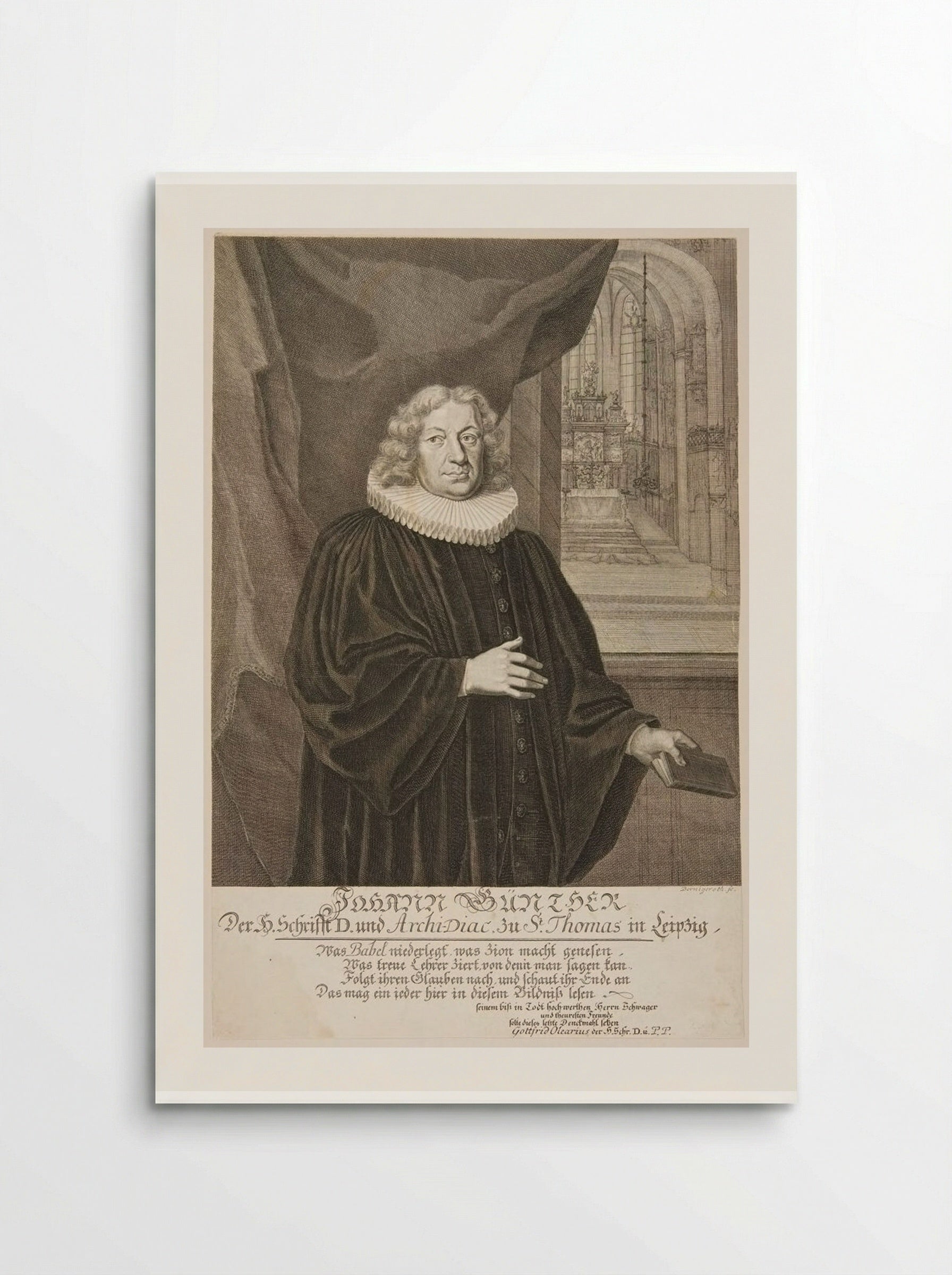 Johann Günther - Johann Martin Bernigeroth - Poster