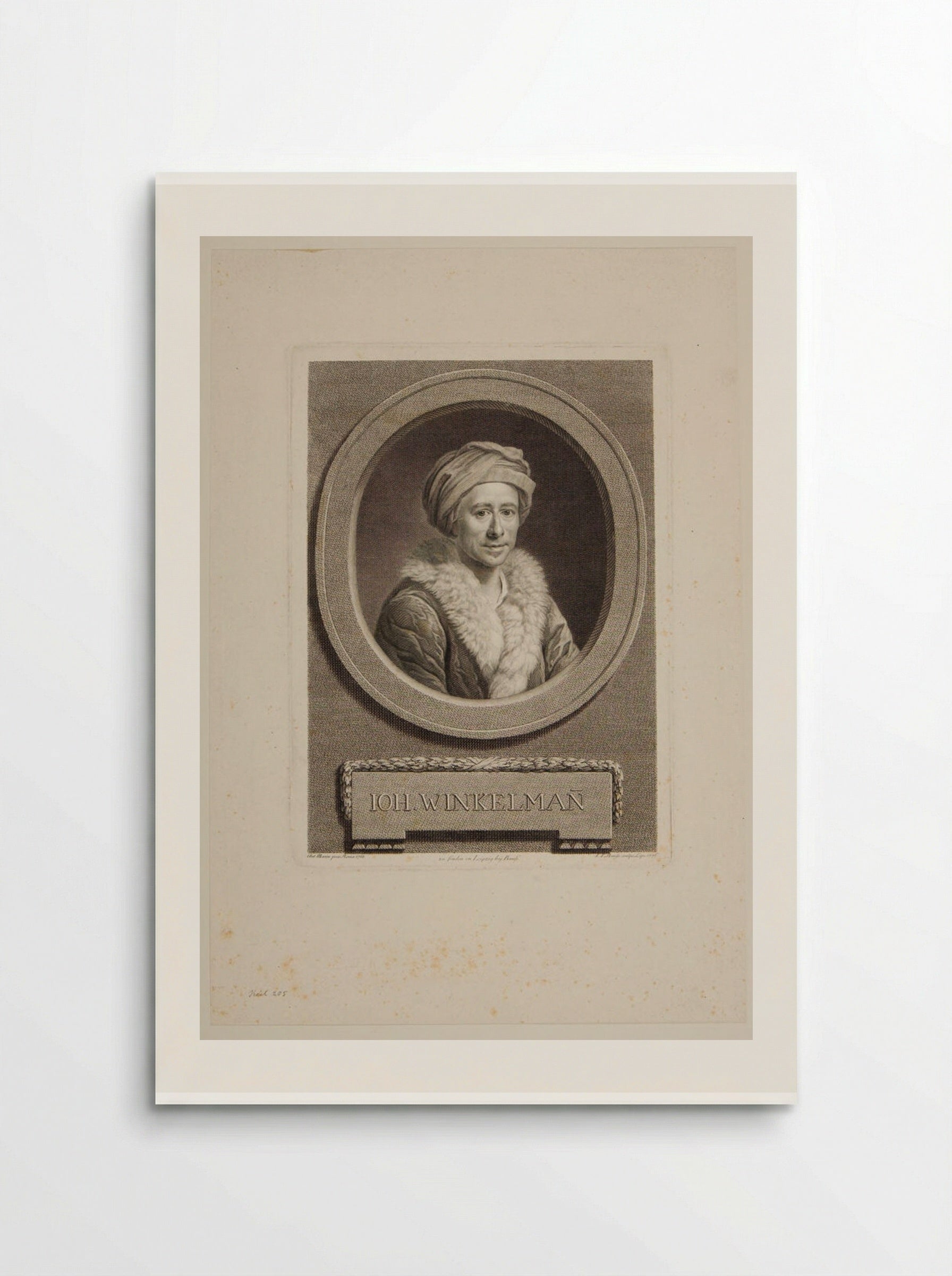 Johann Joachim Winckelmann - Johann Friedrich Bause - Poster