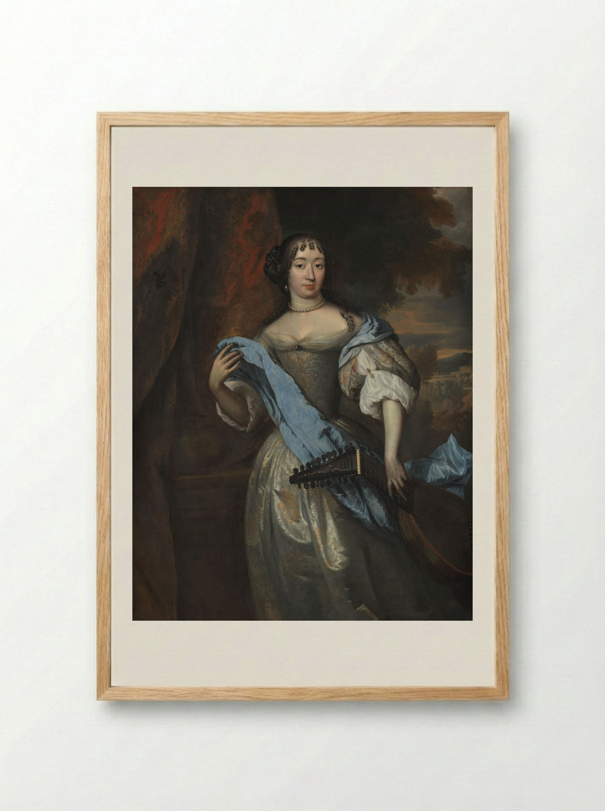 Johanna le Gillon - Jan de Baen - Framed Print Wood