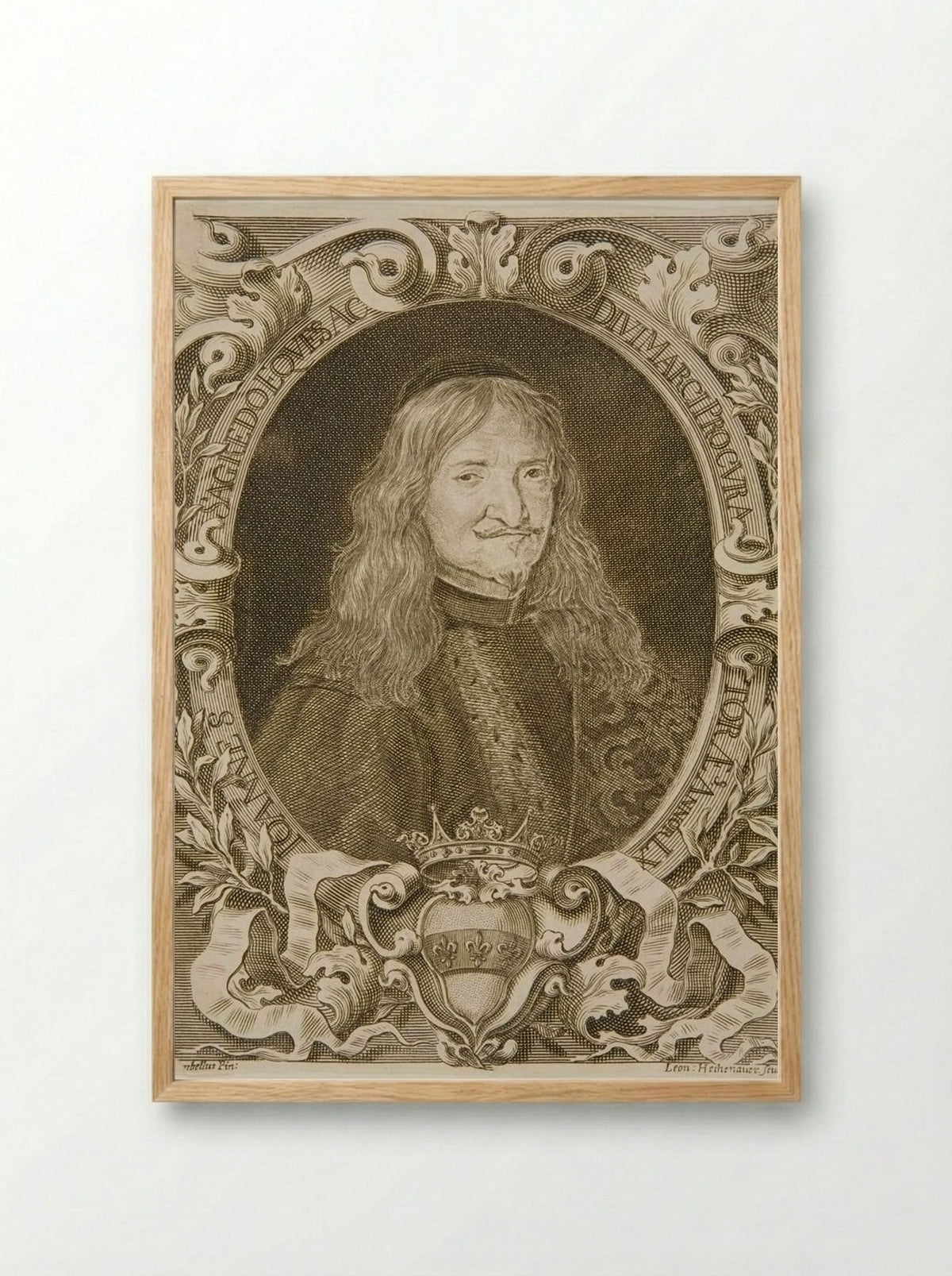 Johannes Sagredo, Procurator of S. Mark - Leonhard Heckenauer - Framed Print Wood