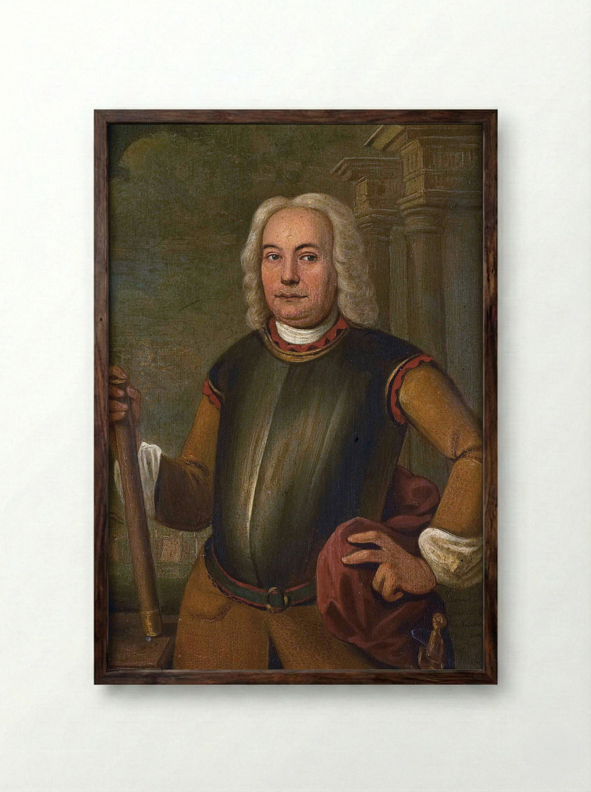 Johannes Thedens - Jacobus Oliphant - Framed Print Dark Wood