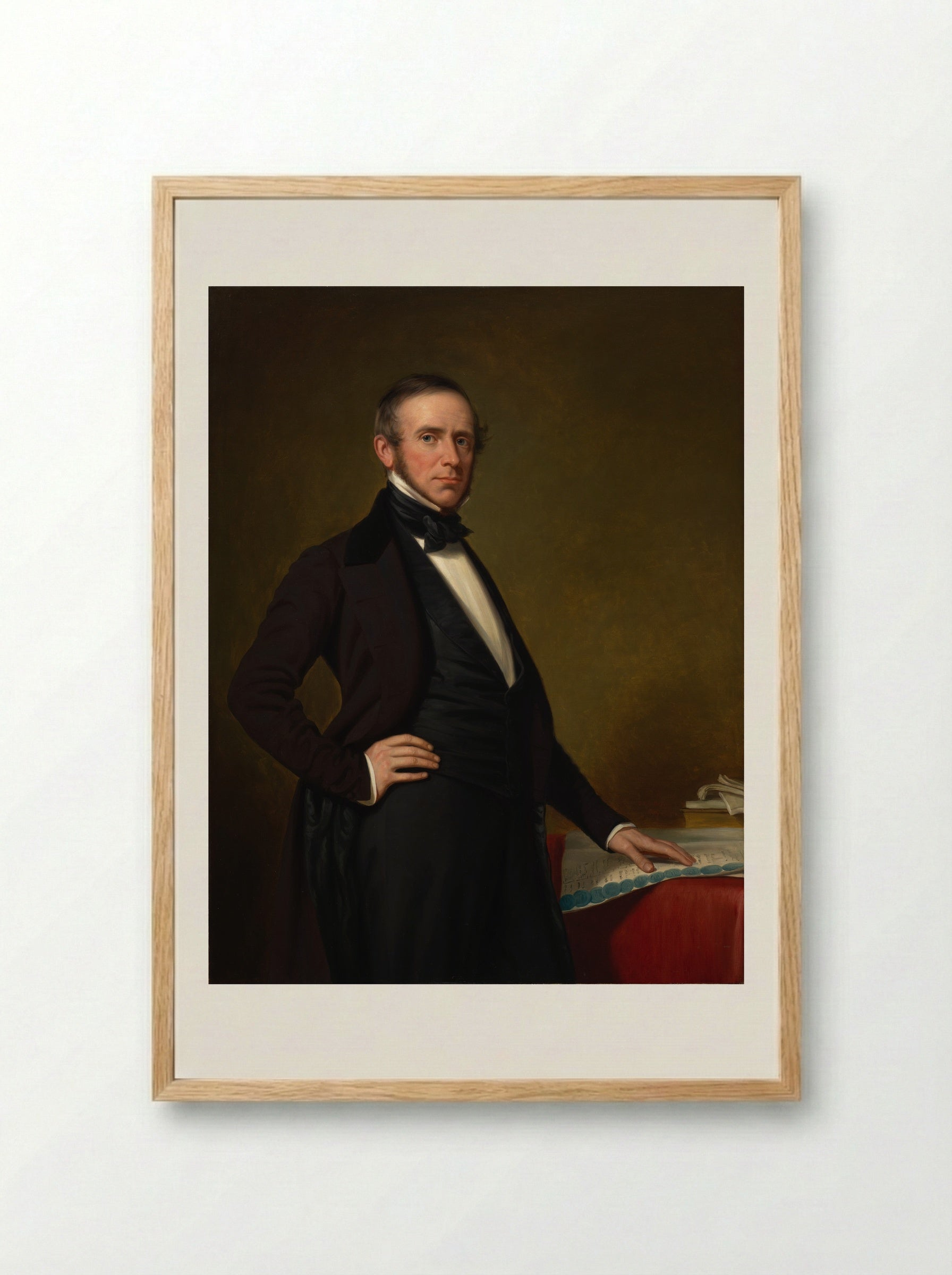 John Amory Lowell - George Peter Alexander Healy - Framed Print Wood