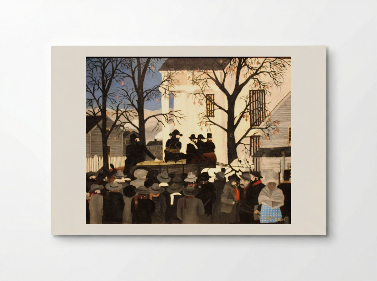 John Brown Going To His Hanging - Horace Pippin - Poster
