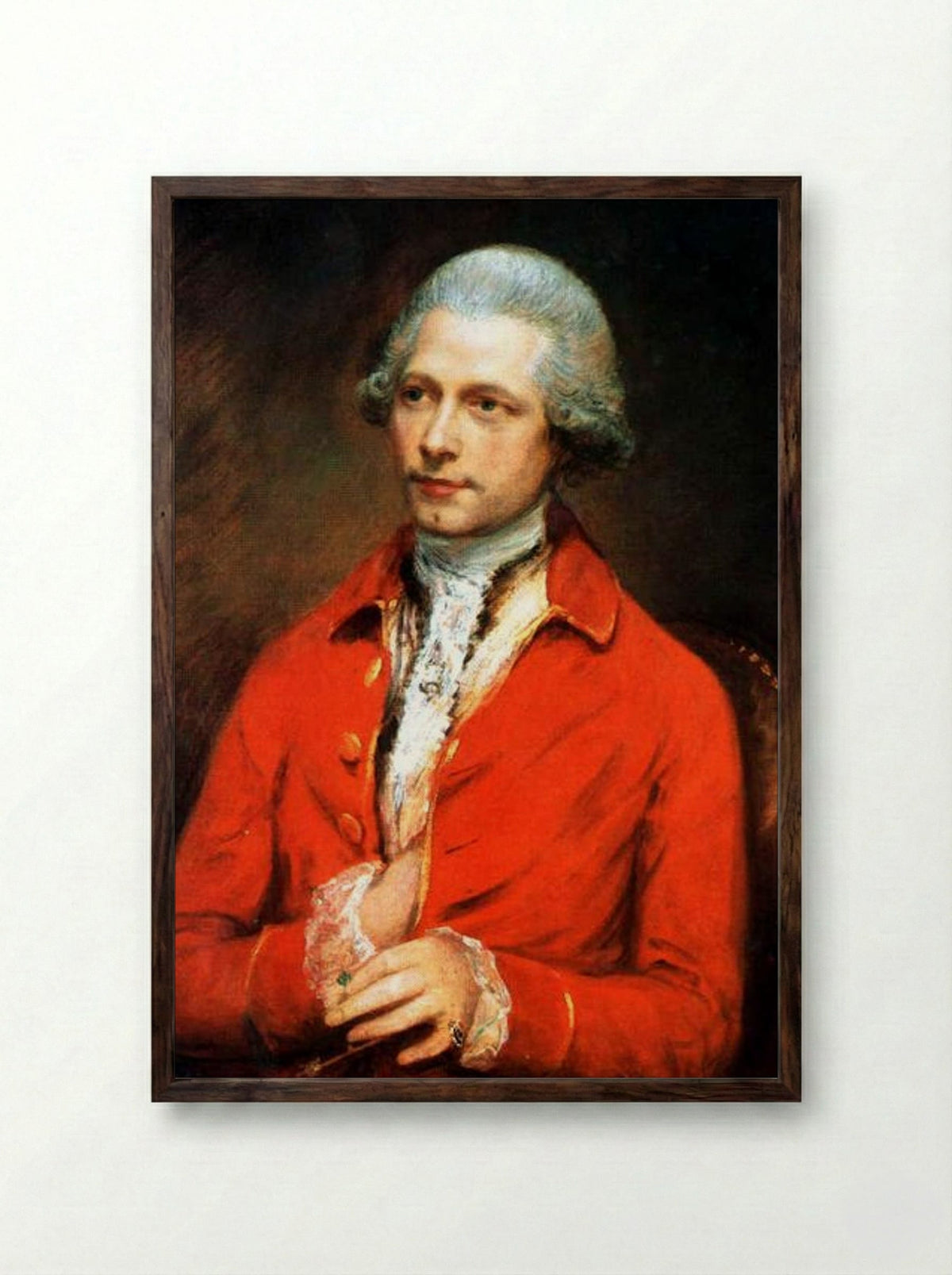 John Joseph Merlin - Thomas Gainsborough - Framed Print Dark Wood