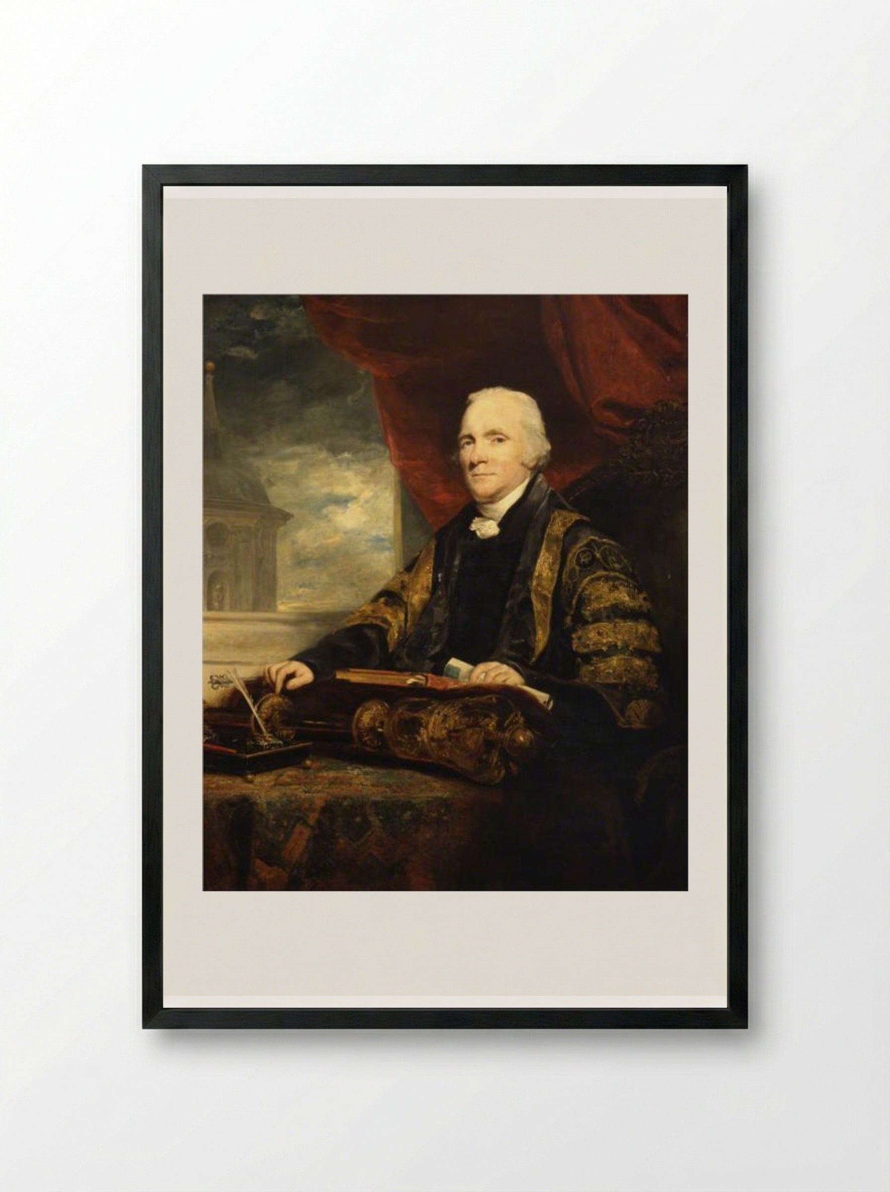 John Latham (1761–1831) - John Jackson - Framed Print Black