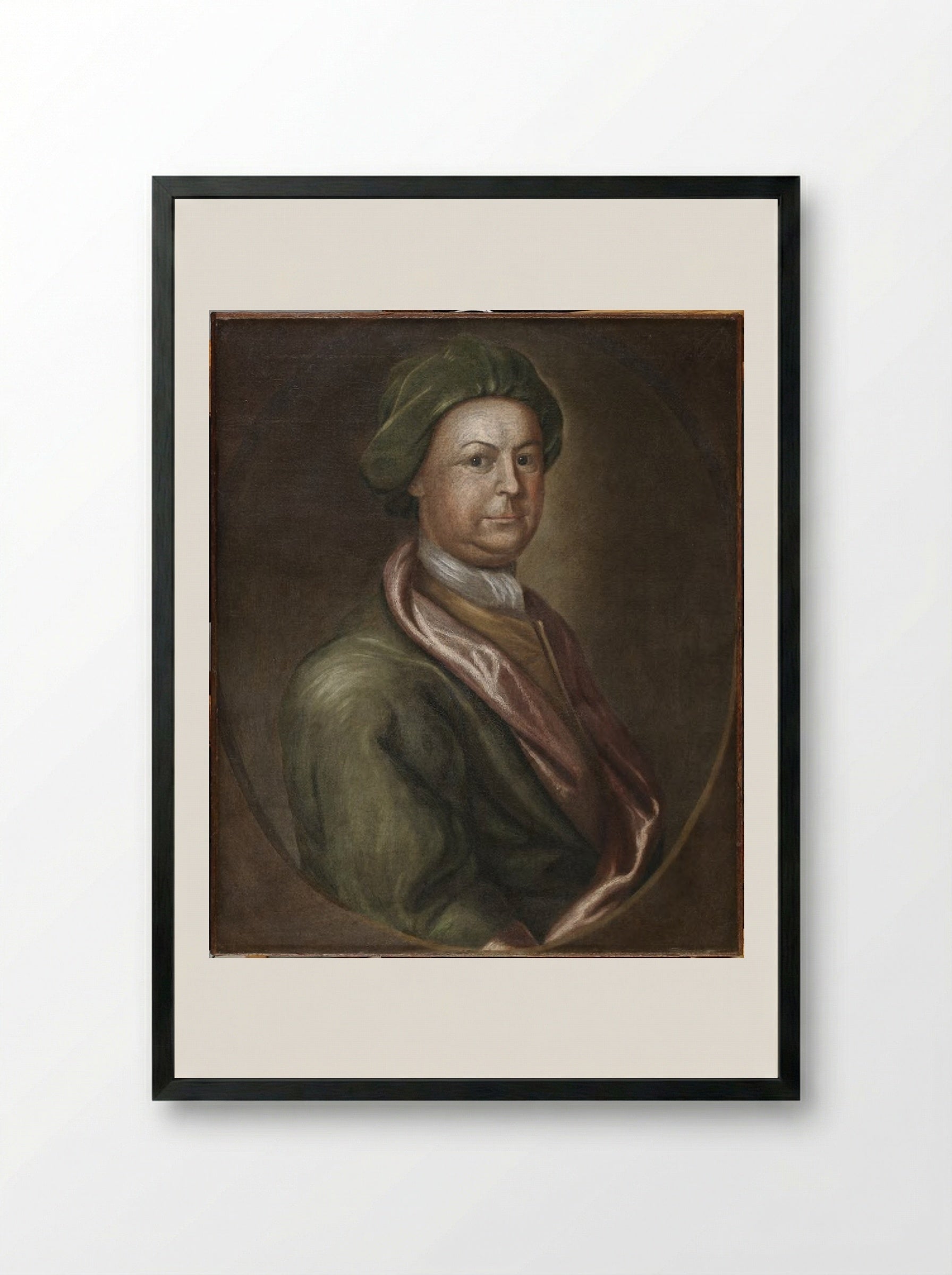 John Lovell (1710-1778) - Nathaniel Smibert - Framed Print Black