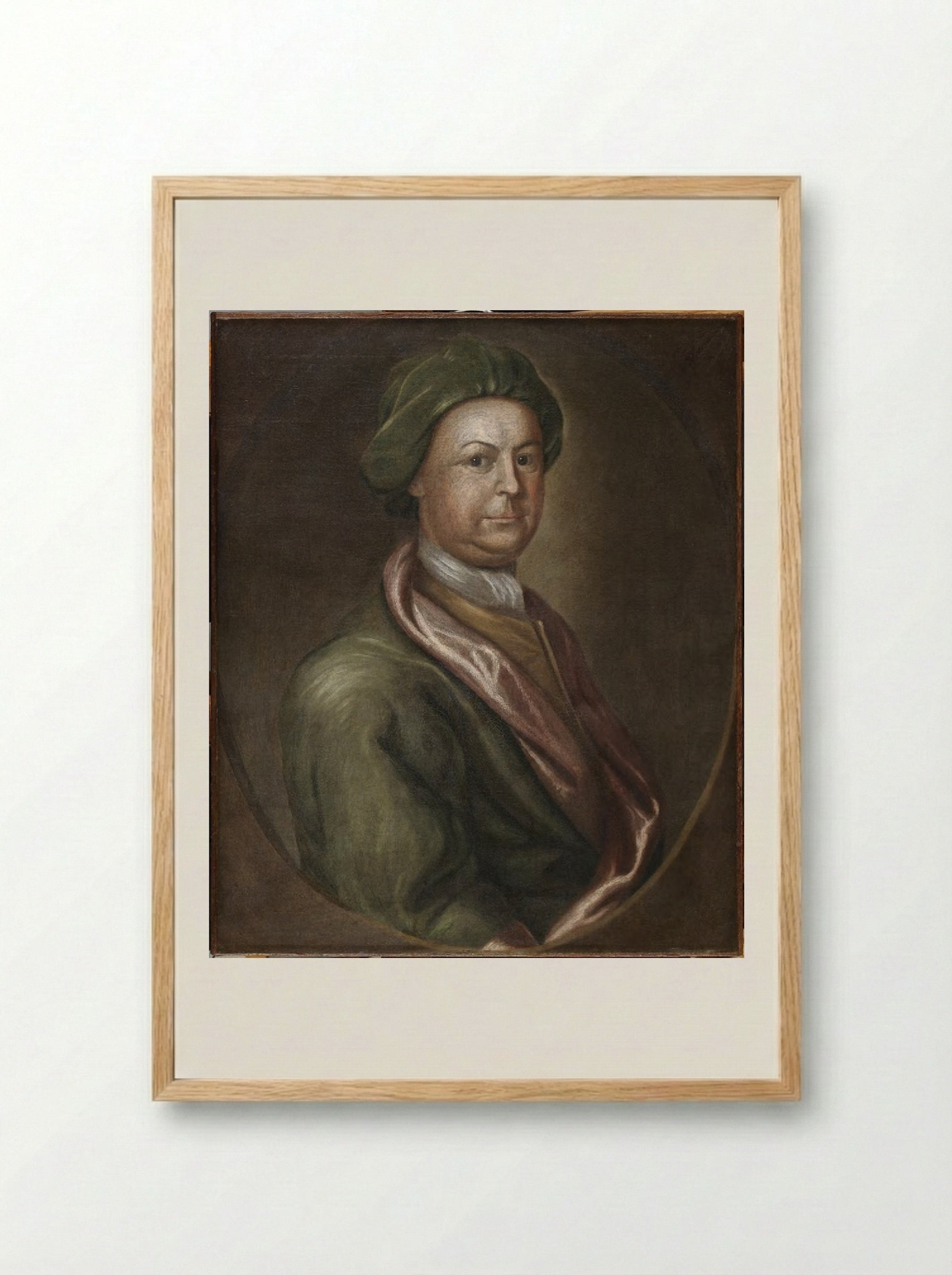 John Lovell (1710-1778) - Nathaniel Smibert - Framed Print Wood