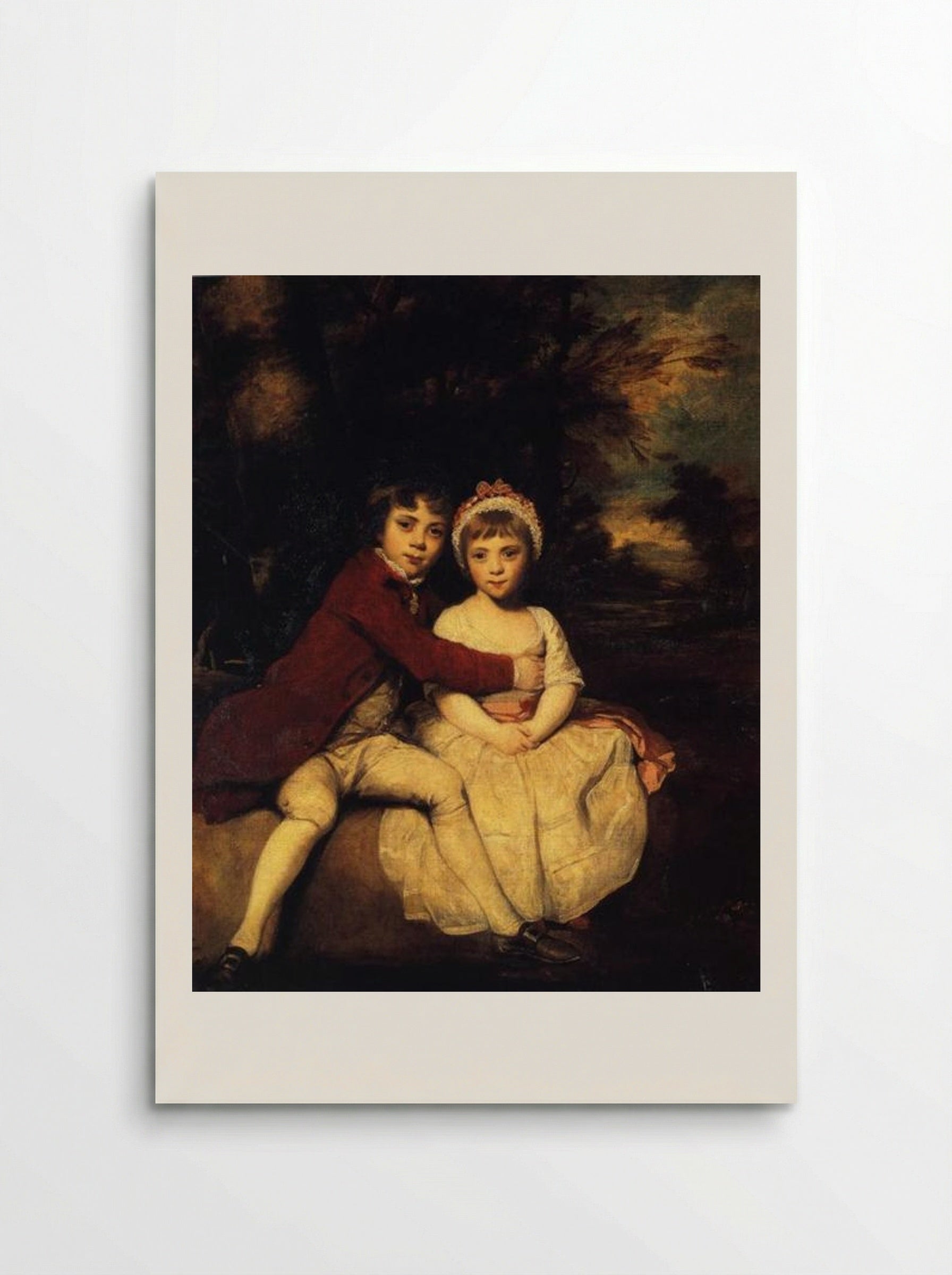 John Parker and his Sister Theresa - Joshua Reynolds - Poster