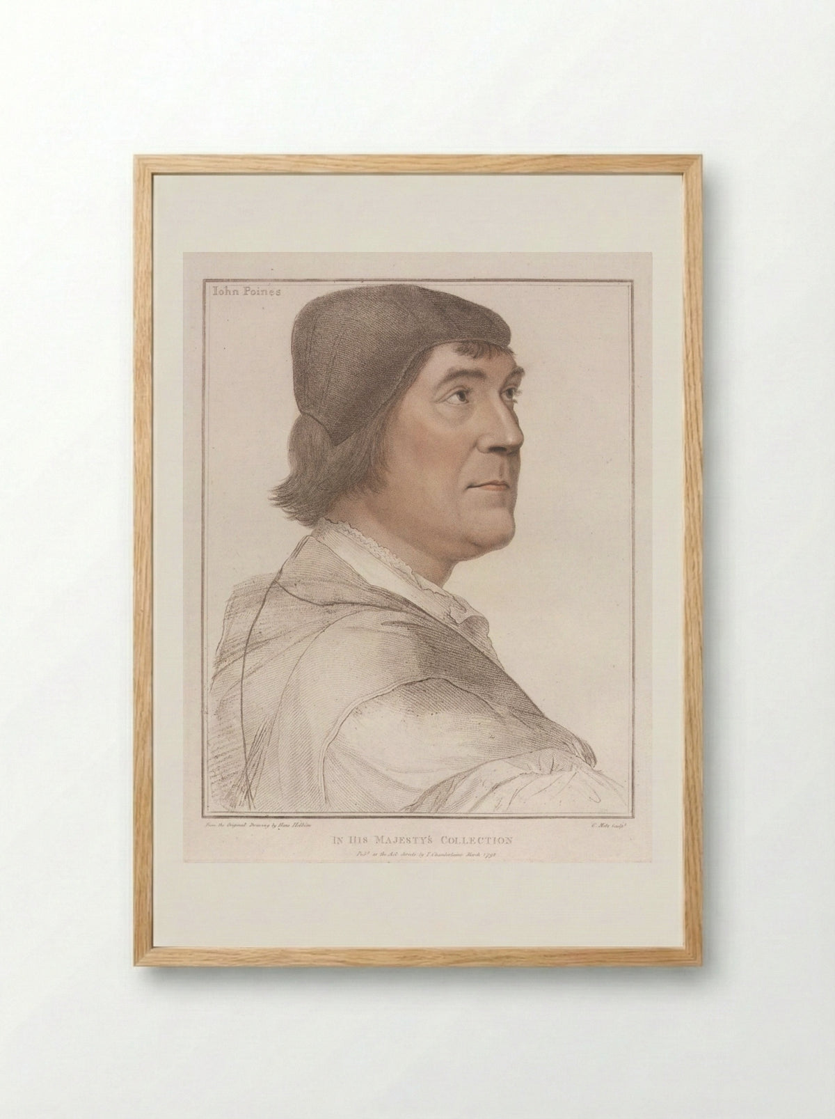 John Poines - Conrad Martin Metz - Framed Print Wood