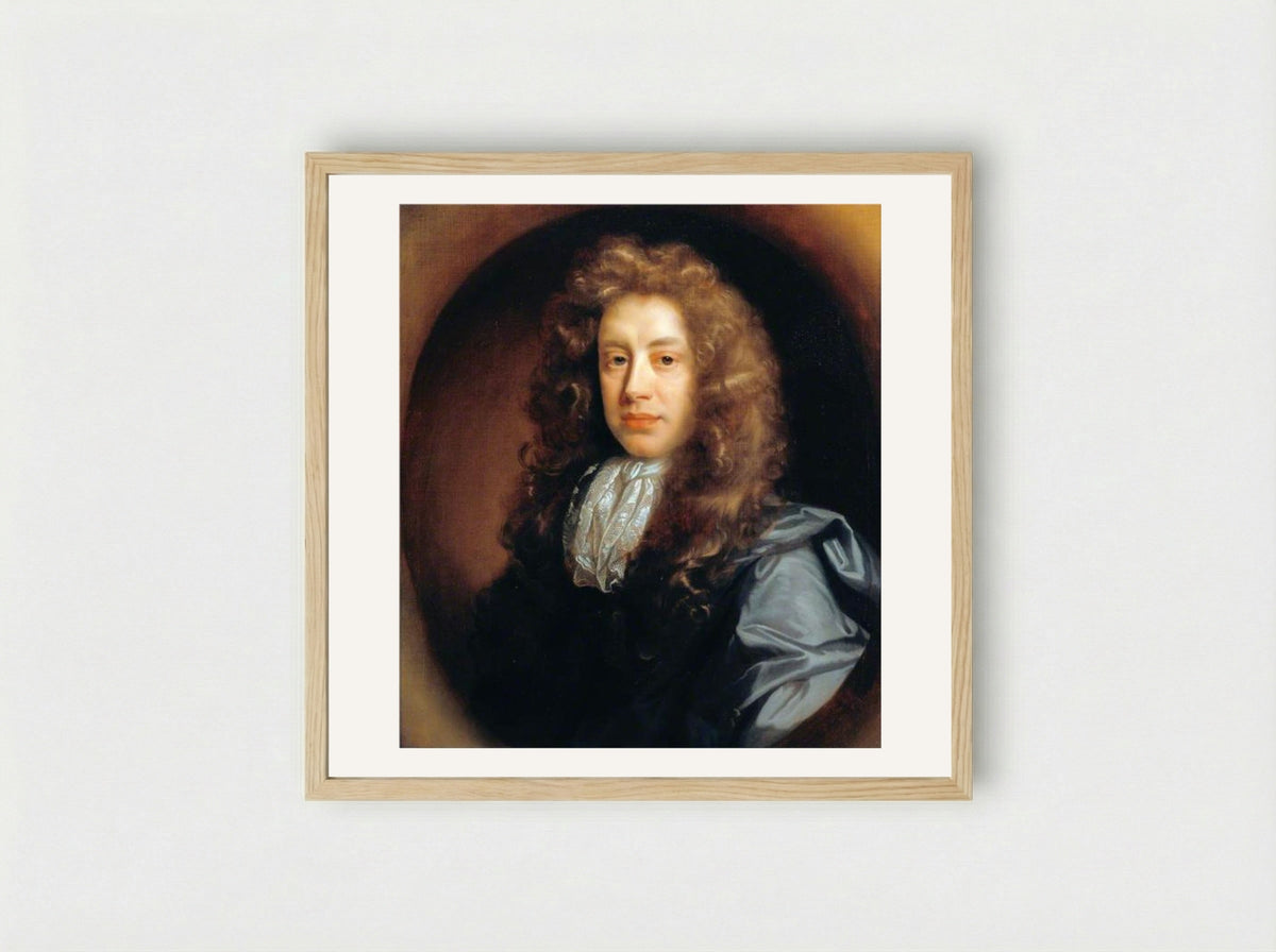 John Somers, 1st Baron Somers - John Riley - Framed Print Wood