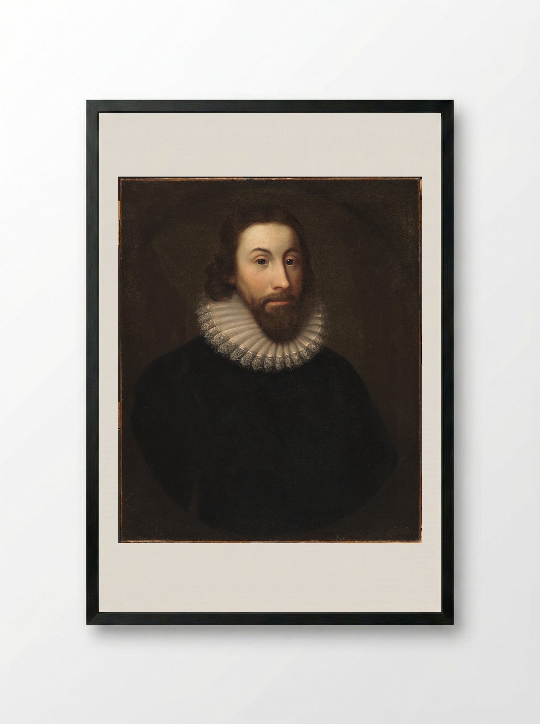 John Winthrop (1588-1649) - Charles Osgood - Framed Print Black