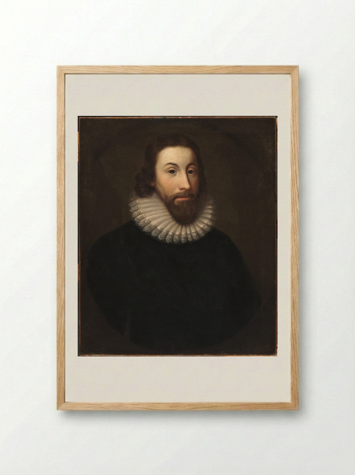 John Winthrop (1588-1649) - Charles Osgood - Framed Print Wood