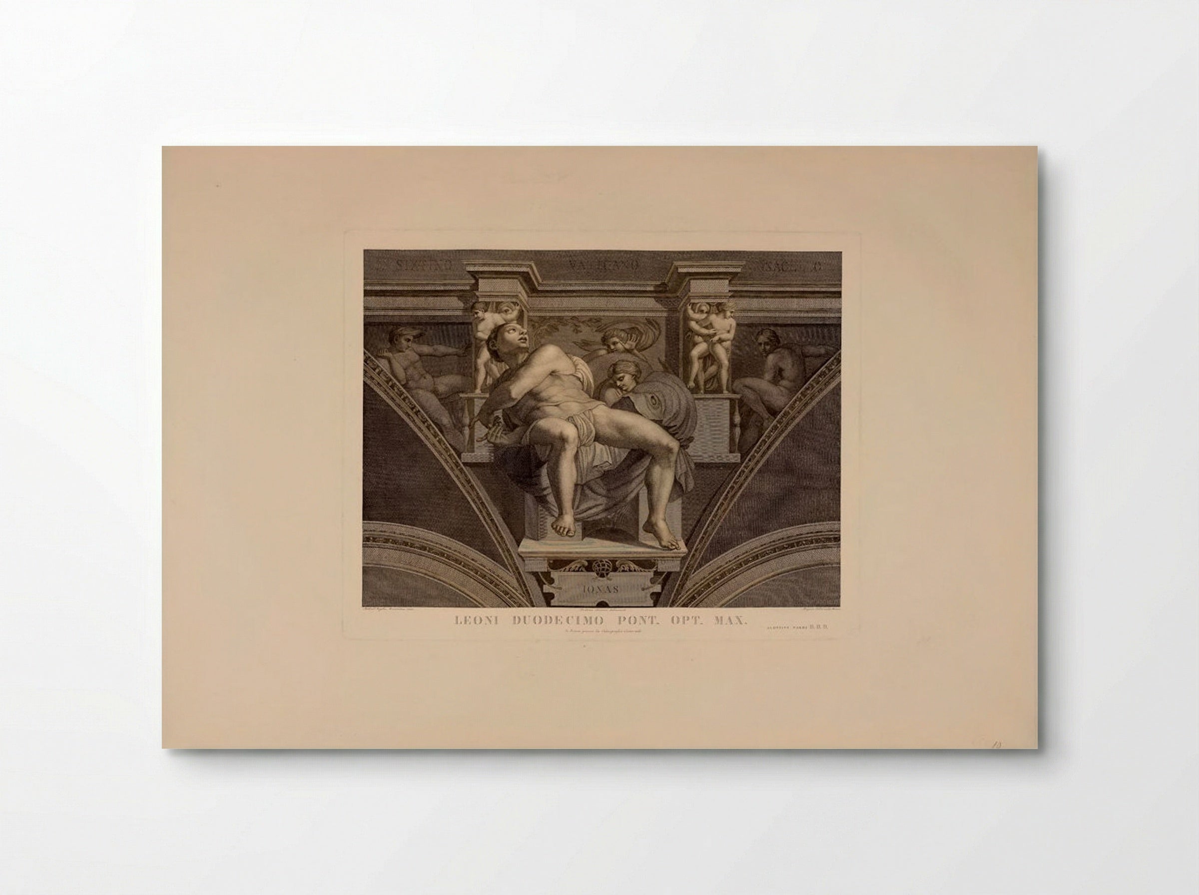 Jonah (After Michelangelo) - Domenico Cunego - Poster